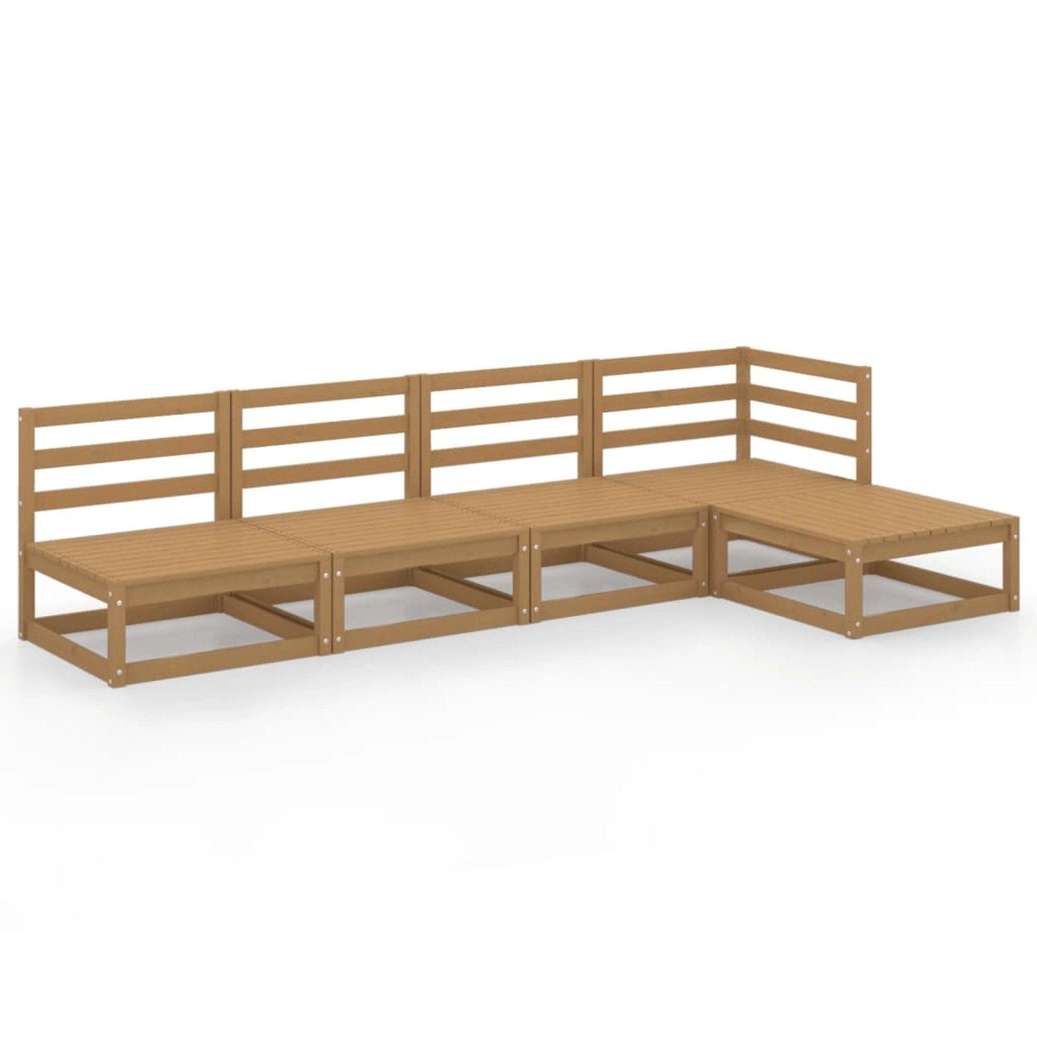 vidaXL 5-tlg Garten-Lounge-Set Honigbraun Massivholz Kiefer Modell 9 vidaXL 5-tlg Garten-Lounge-Set Honigbraun Massivholz Kiefer Modell 9 von VIDAXL