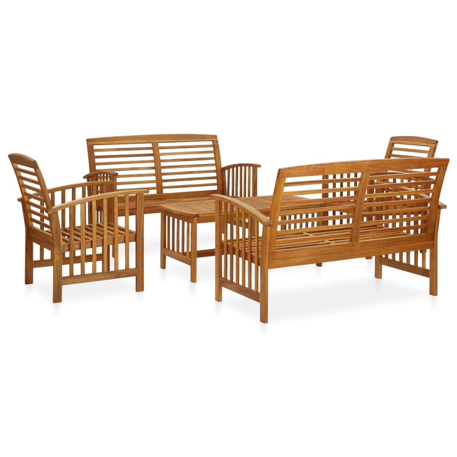 vidaXL 5-tlg Garten-Lounge-Set Massivholz Akazie Modell 1 vidaXL 5-tlg Garten-Lounge-Set Massivholz Akazie Modell 1 von VIDAXL