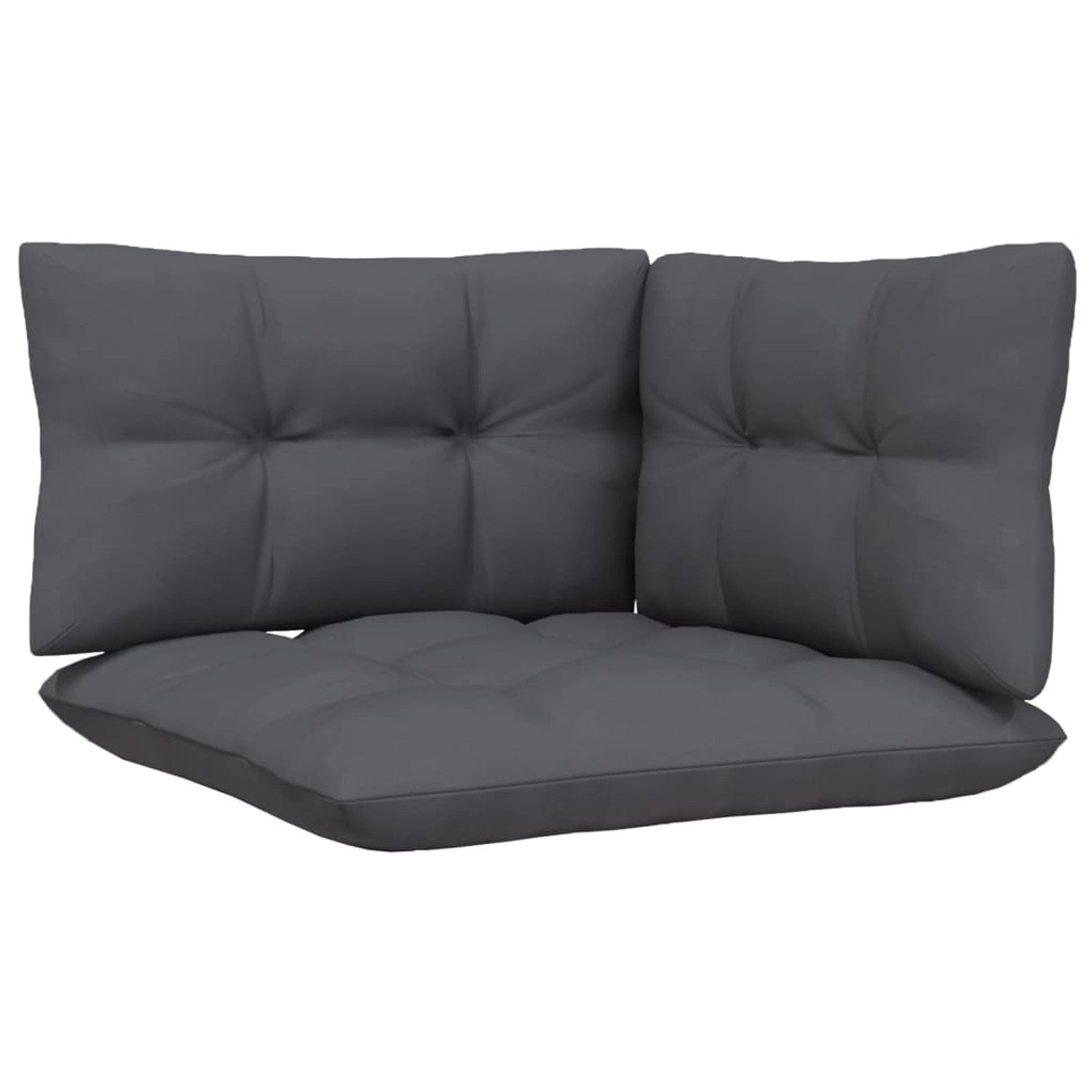 vidaXL 5-tlg Garten-Lounge-Set mit Anthrazit Kissen Kiefernholz Modell 4 vidaXL 5-tlg Garten-Lounge-Set mit Anthrazit Kissen Kiefernholz Modell 4 von VIDAXL