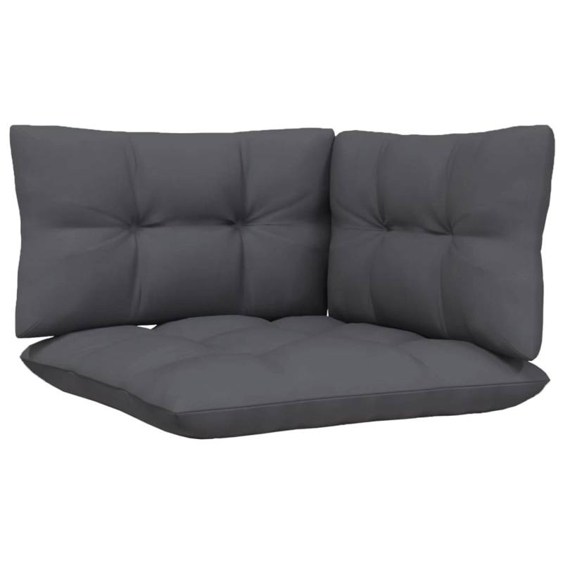 vidaXL 5-tlg Garten-Lounge-Set mit Anthrazit Kissen Kiefernholz Modell 4 von VIDAXL