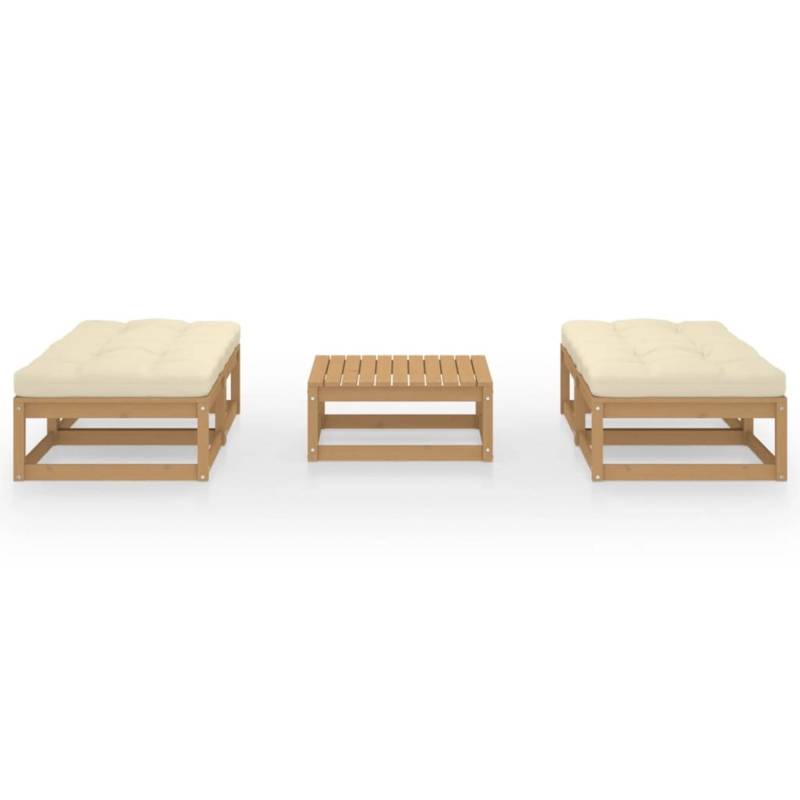 vidaXL 5-tlg Garten-Lounge-Set mit Kissen Kiefer Massivholz Modell 43 von VIDAXL