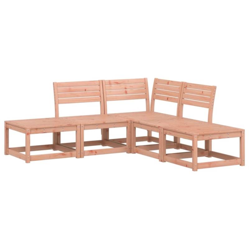 vidaXL 5-tlg Garten-Sofagarnitur Massivholz Douglasie Modell 1 von VIDAXL