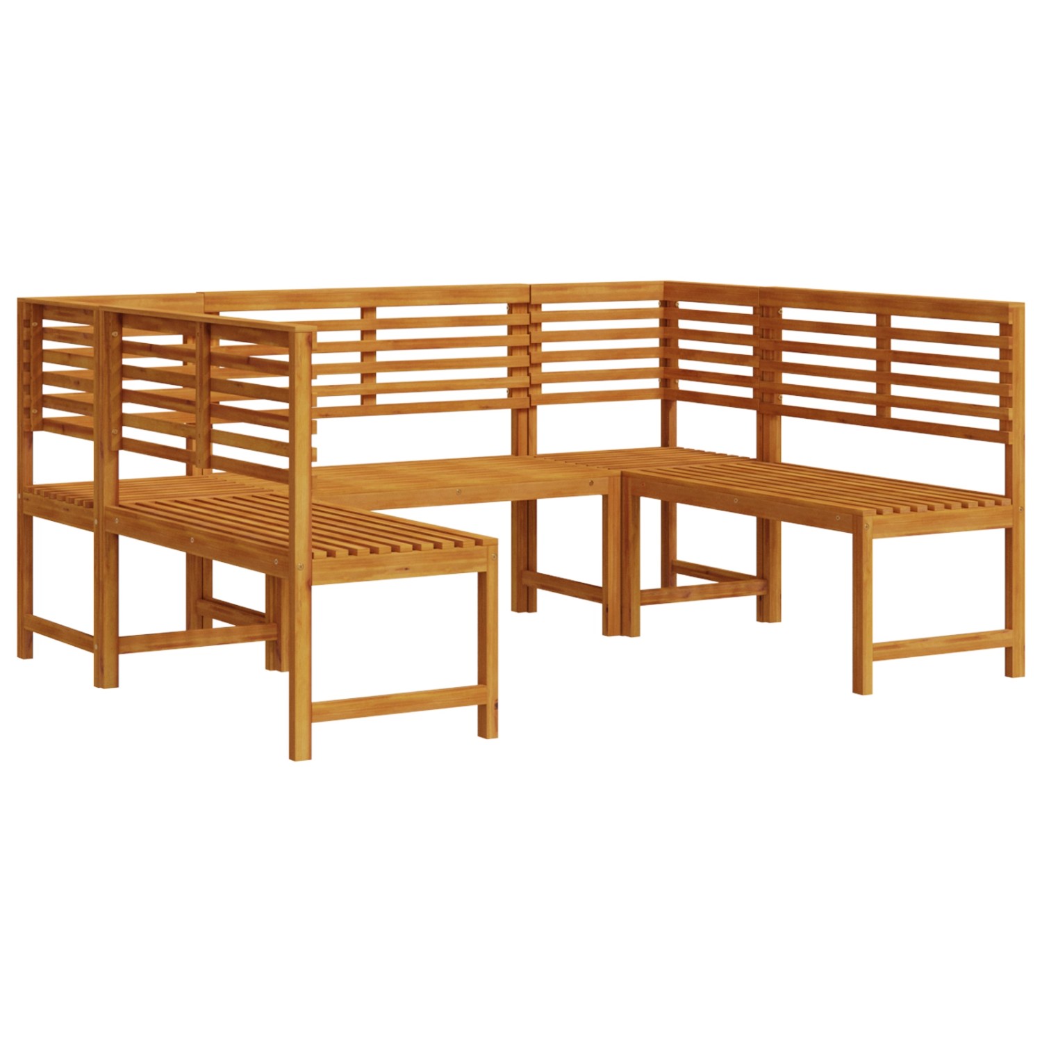 vidaXL 5-tlg Gartenbank-Set Akazienholz 3328690 vidaXL 5-tlg Gartenbank-Set Akazienholz 3328690 von VIDAXL