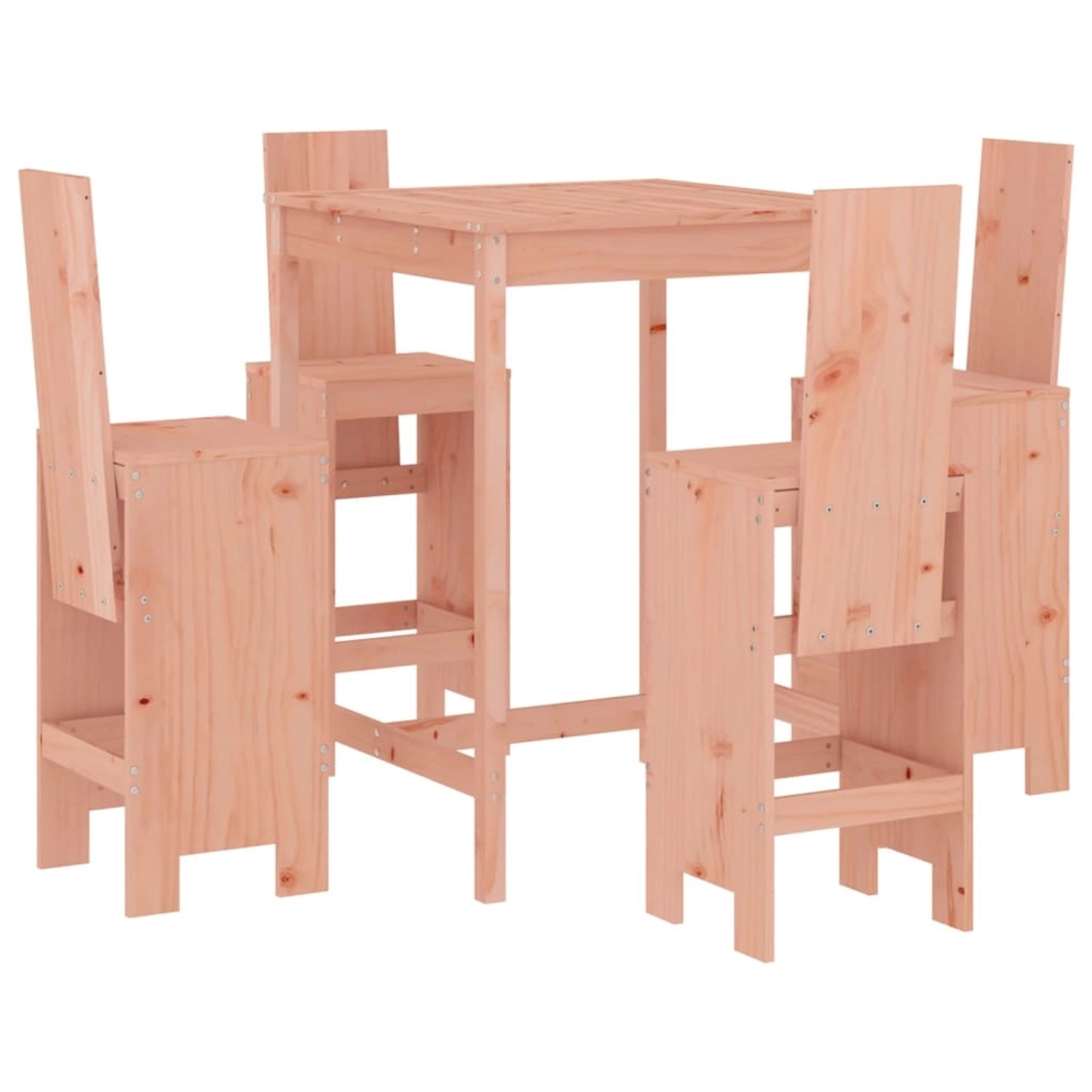 vidaXL 5-tlg Gartenbar-Set Massivholz Douglasie Modell 6 von VIDAXL