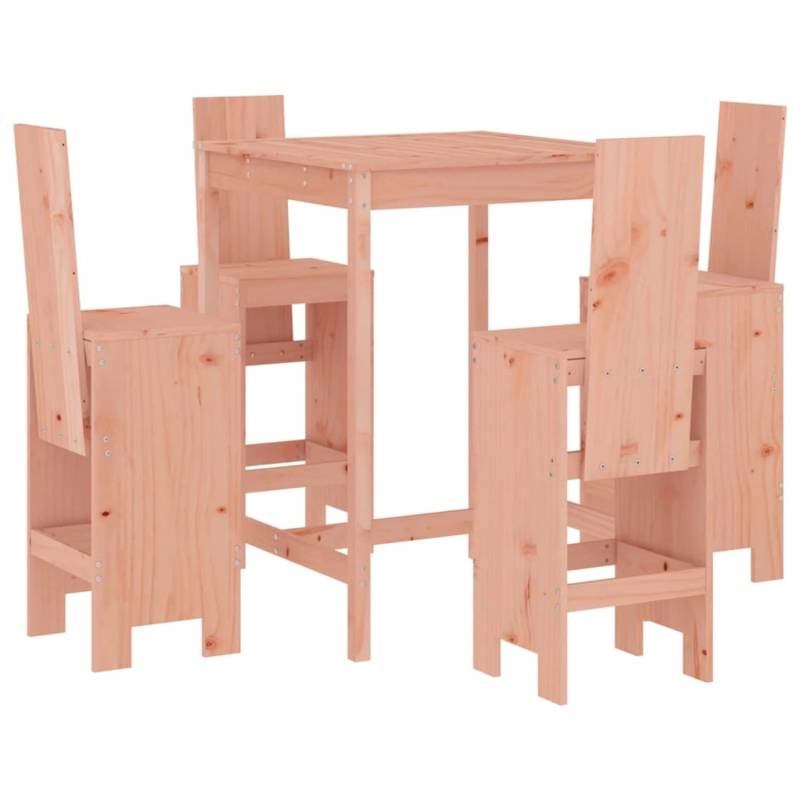vidaXL 5-tlg Gartenbar-Set Massivholz Douglasie Modell 6 von VIDAXL
