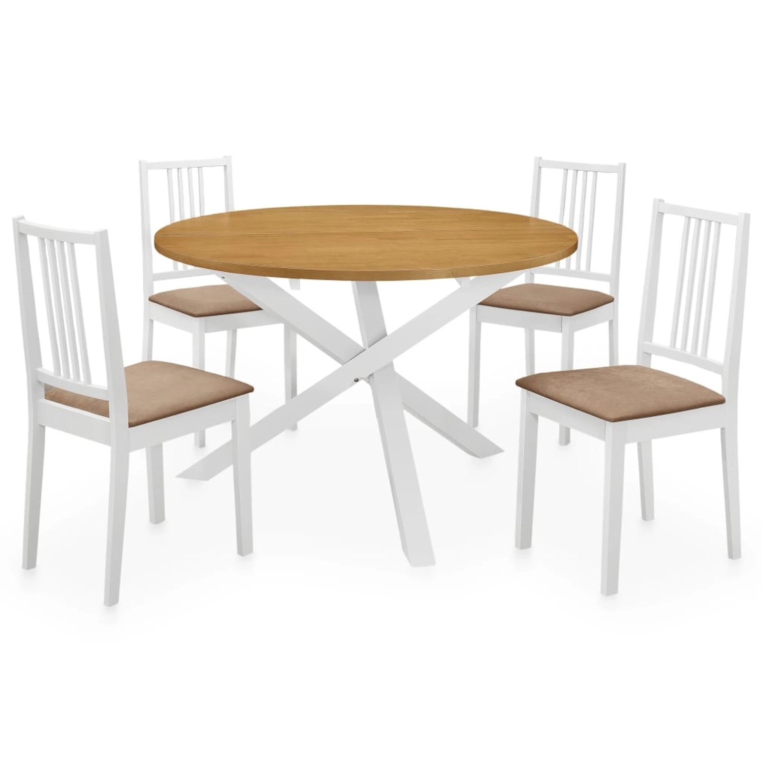 vidaXL 5-tlg. Essgruppe MDF Weiß Modell 2 vidaXL 5-tlg. Essgruppe MDF Weiß Modell 2 von VIDAXL