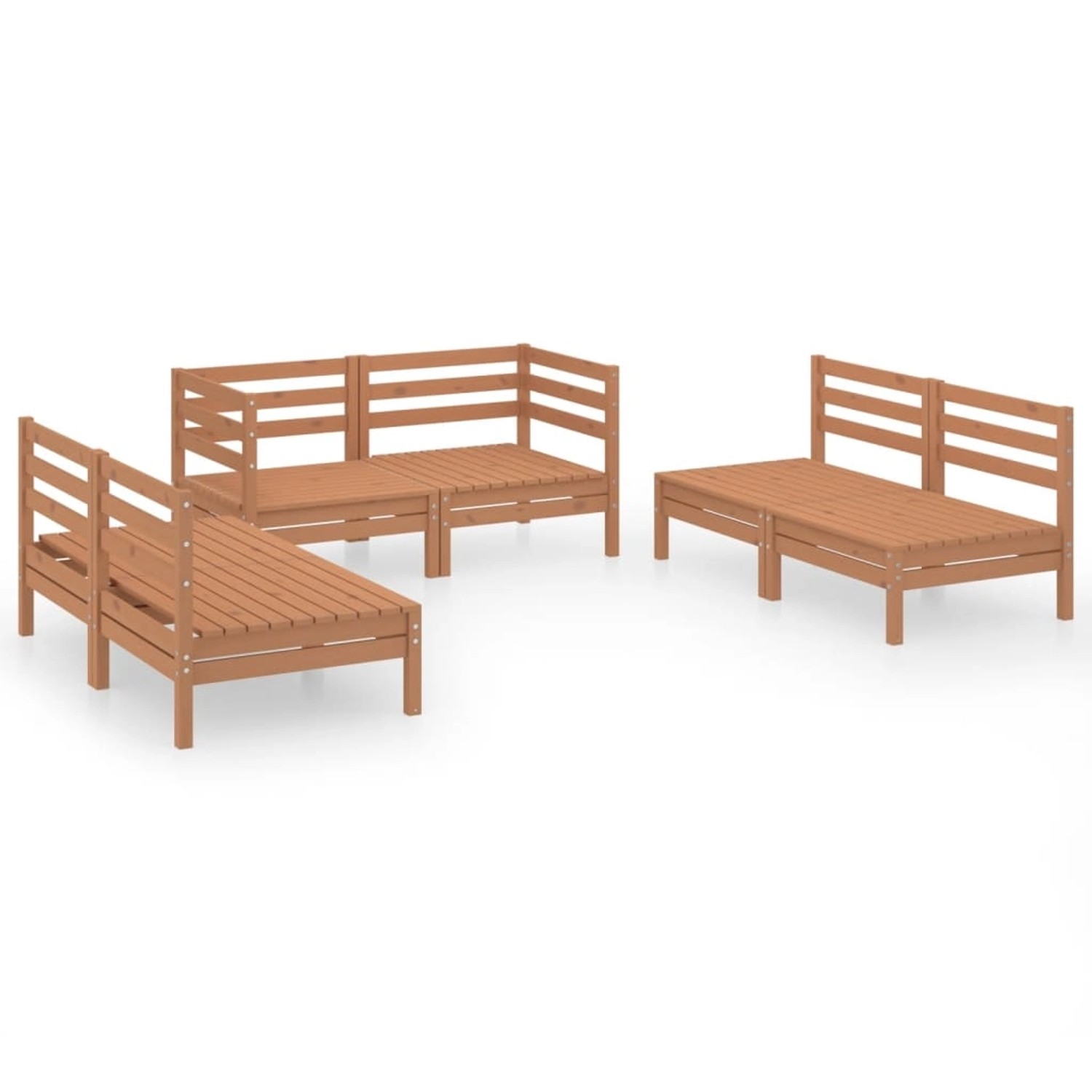 vidaXL 6-tlg Garten-Lounge-Set Honigbraun Massivholz Kiefer Modell 18 vidaXL 6-tlg Garten-Lounge-Set Honigbraun Massivholz Kiefer Modell 18 von VIDAXL