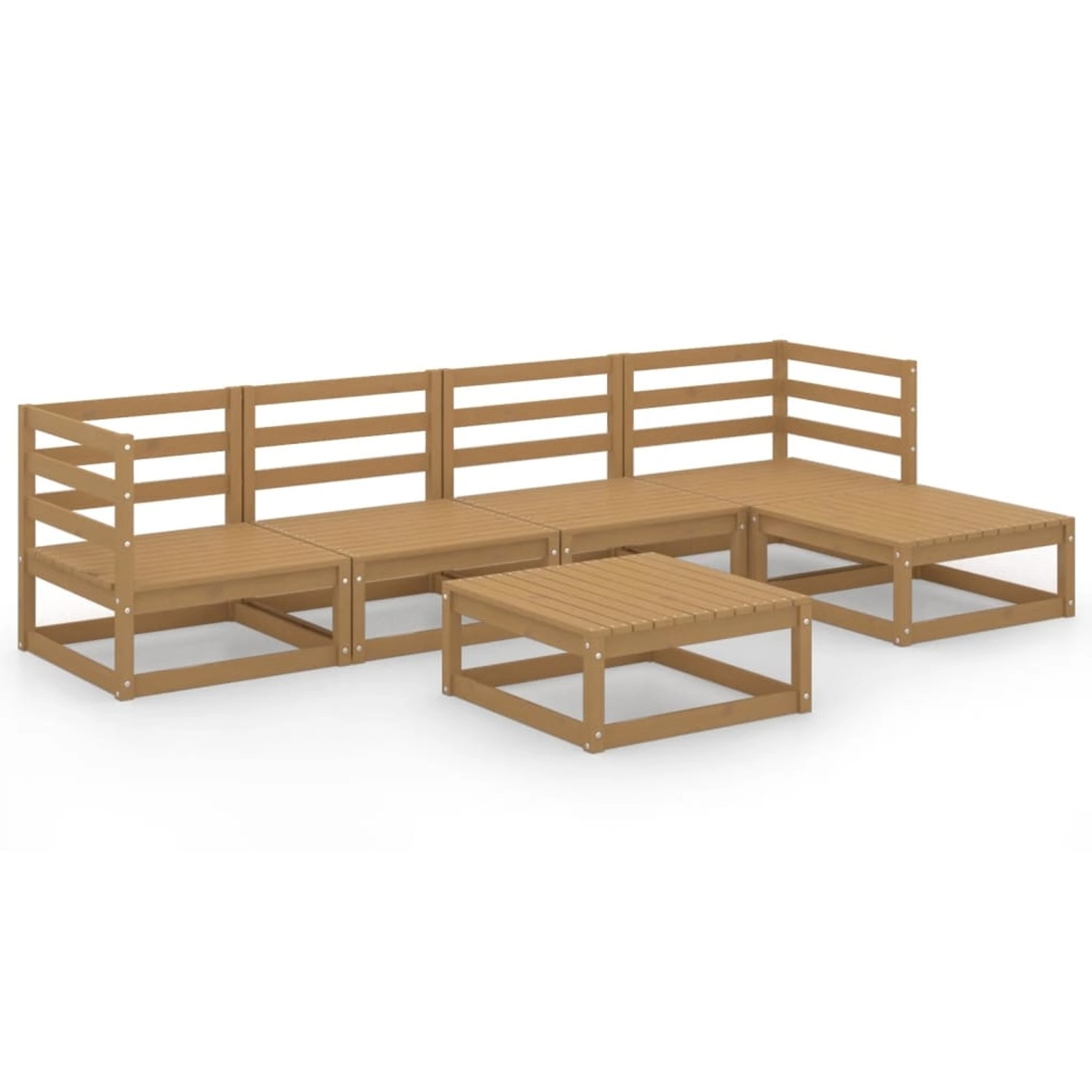 vidaXL 6-tlg Garten-Lounge-Set Honigbraun Massivholz Kiefer Modell 4 vidaXL 6-tlg Garten-Lounge-Set Honigbraun Massivholz Kiefer Modell 4 von VIDAXL