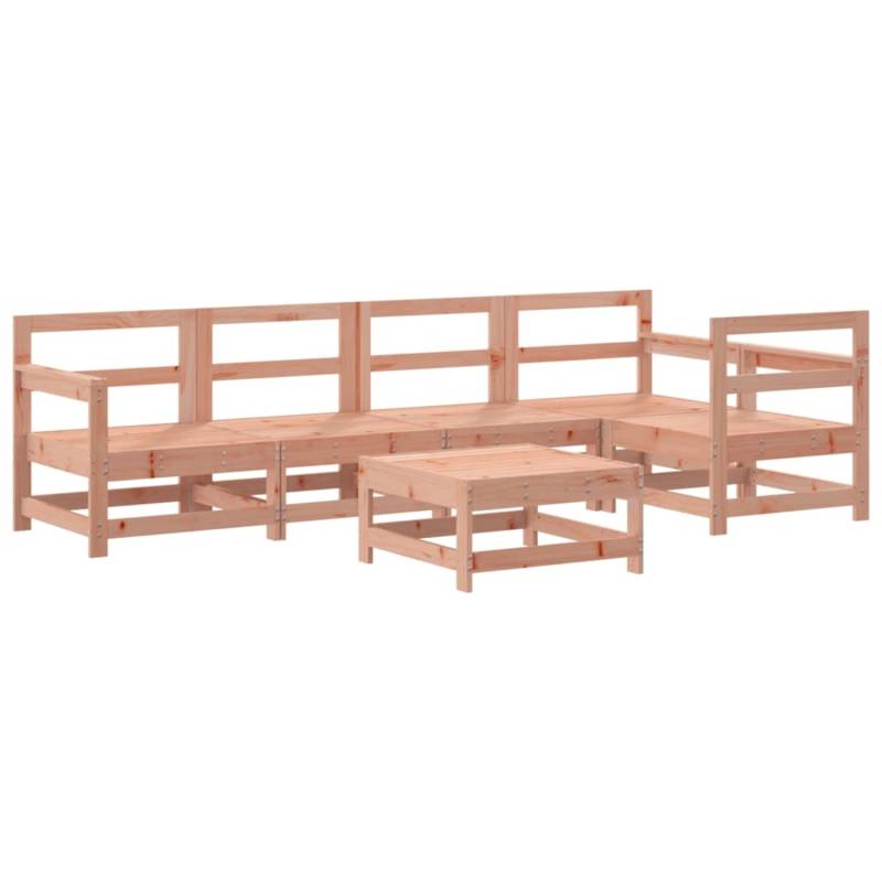 vidaXL 6-tlg Garten-Lounge-Set Massivholz Douglasie Modell 2 von VIDAXL