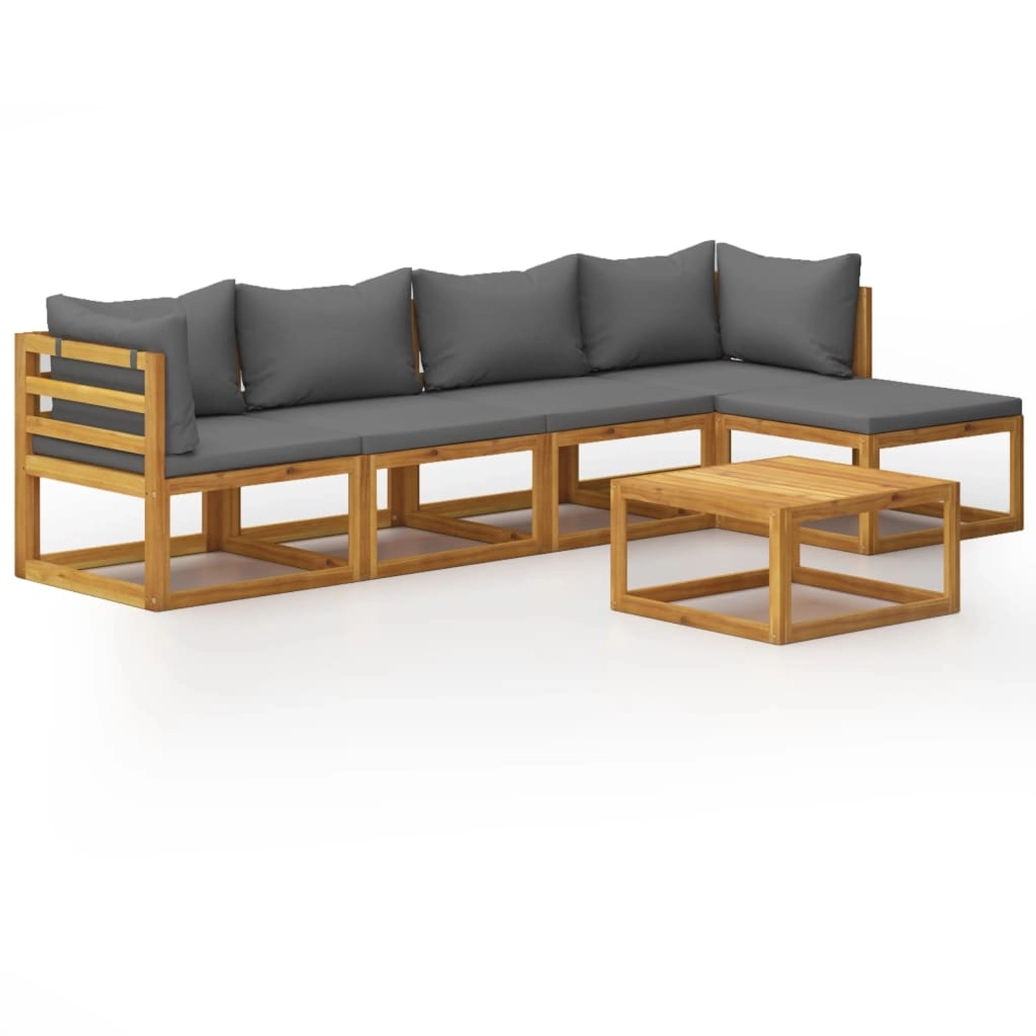 vidaXL 6-tlg. Garten-Lounge-Set mit Auflagen Massivholz Akazie vidaXL 6-tlg. Garten-Lounge-Set mit Auflagen Massivholz Akazie von VIDAXL