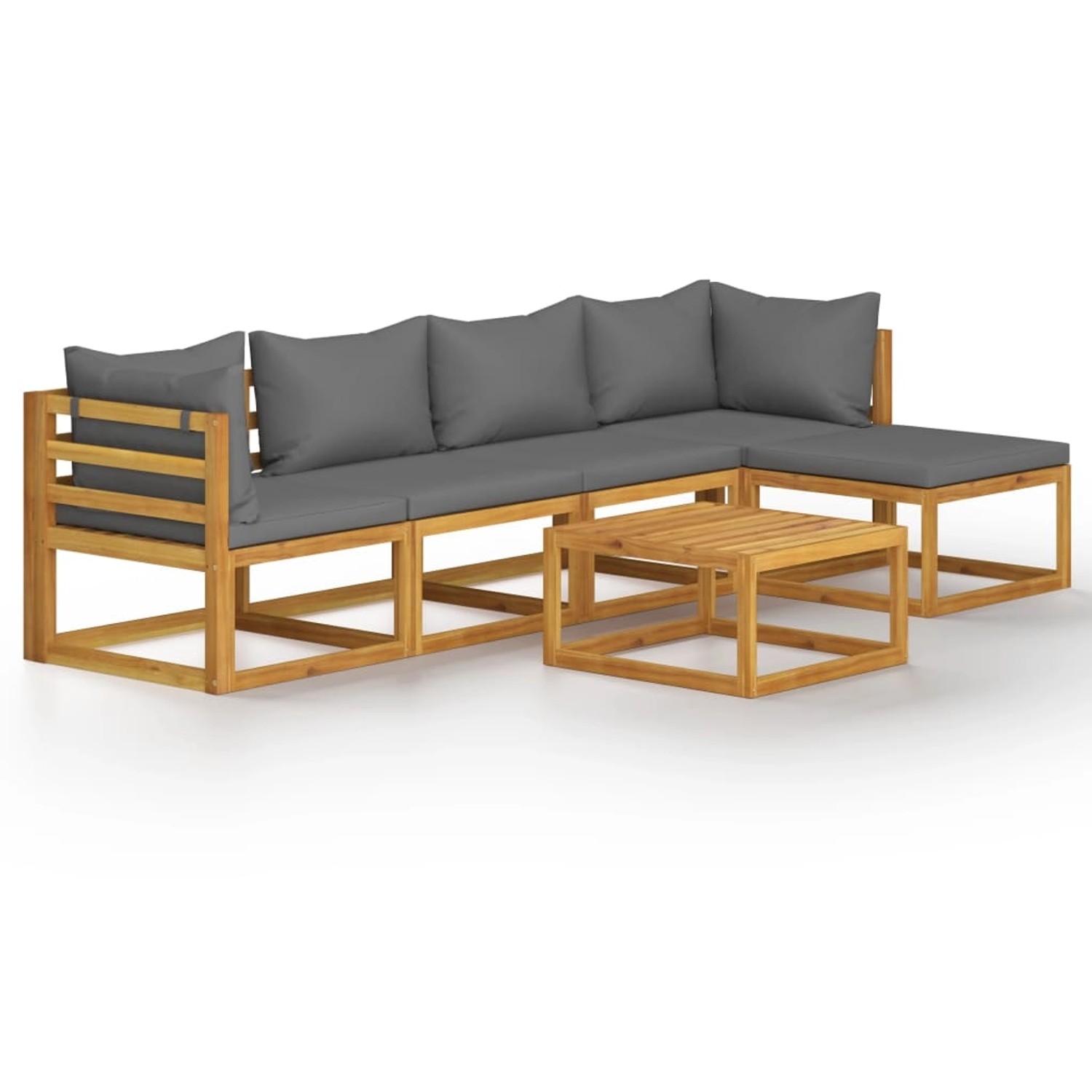 vidaXL 6-tlg. Garten-Lounge-Set mit Auflagen Massivholz Akazie vidaXL 6-tlg. Garten-Lounge-Set mit Auflagen Massivholz Akazie von VIDAXL