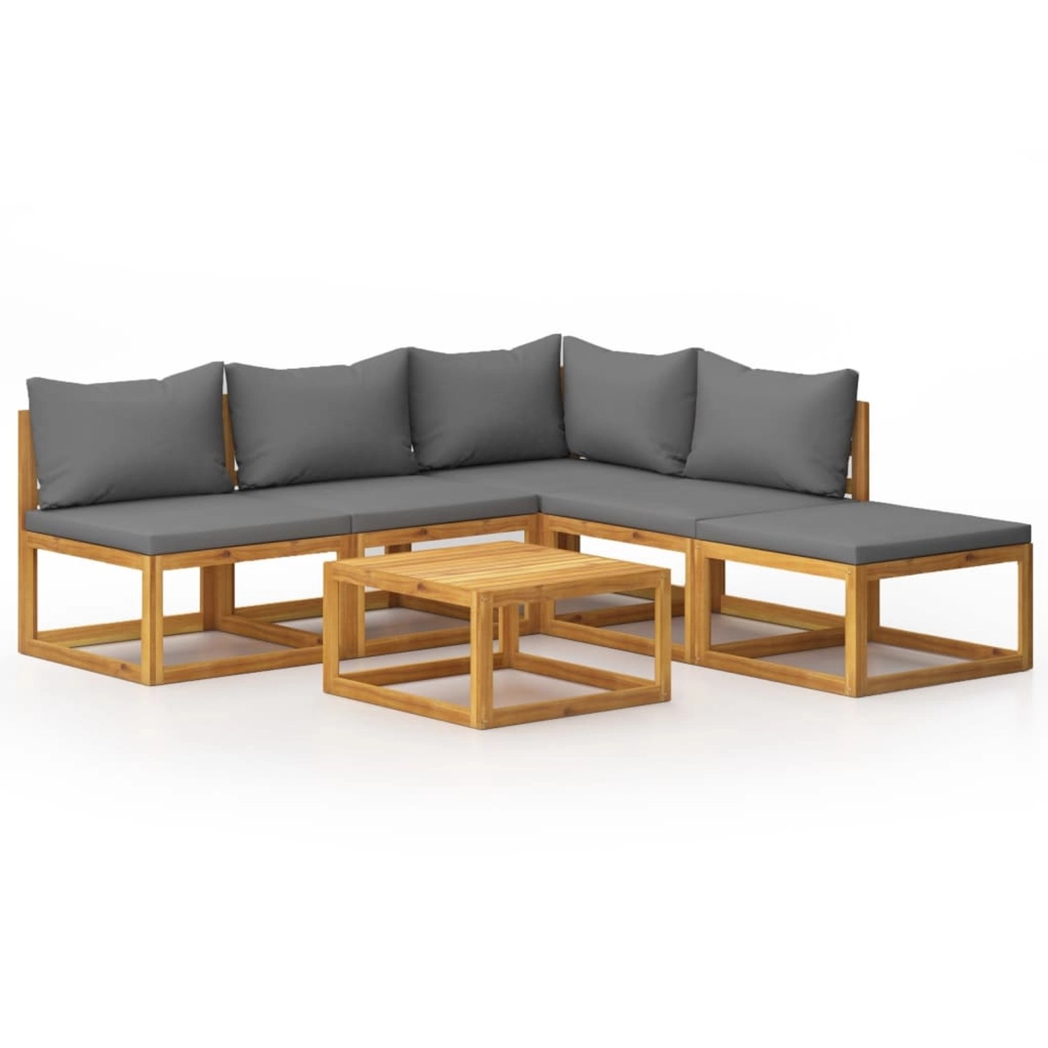 vidaXL 6-tlg. Garten-Lounge-Set mit Auflagen Massivholz Akazie vidaXL 6-tlg. Garten-Lounge-Set mit Auflagen Massivholz Akazie von VIDAXL