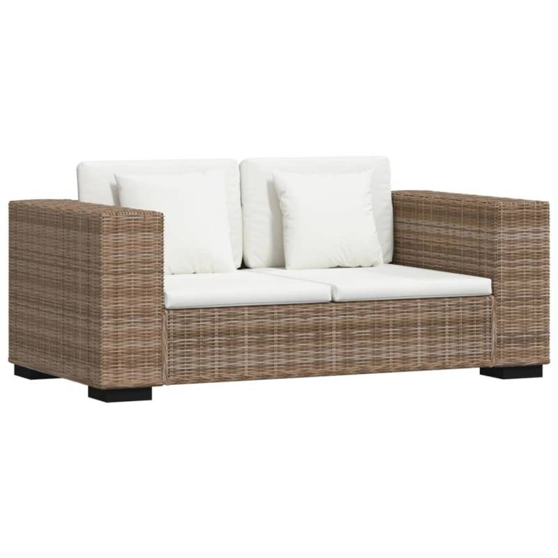 vidaXL 7-Tlg 2-Sitzer Sofa Set Echtes Rattan von VIDAXL