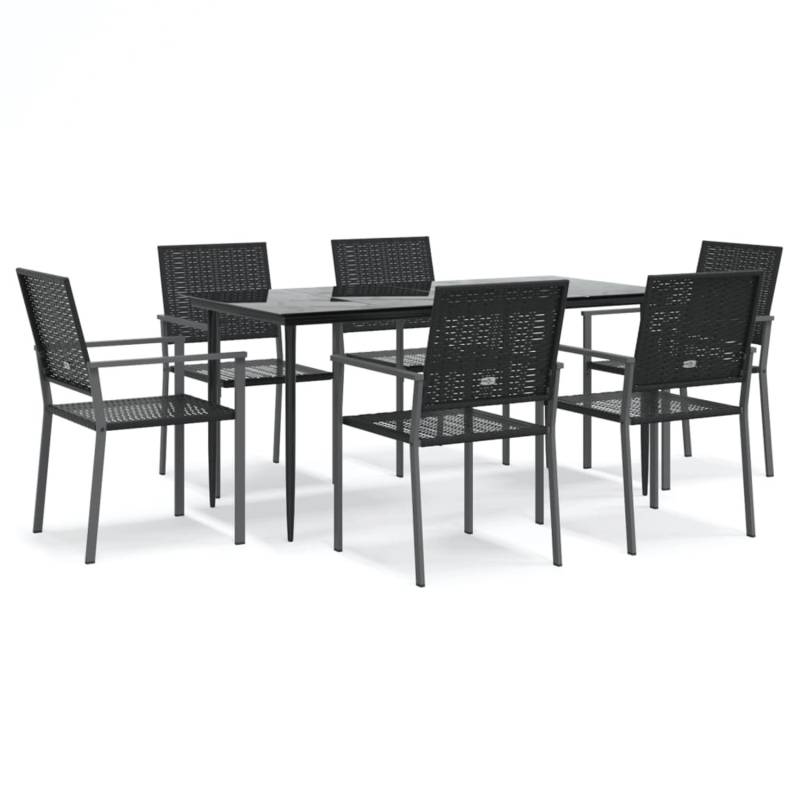 vidaXL 7-Tlg Garten-Essgruppe Poly Rattan und Stahl 3187012 vidaXL 7-Tlg Garten-Essgruppe Poly Rattan und Stahl 3187012 von VIDAXL