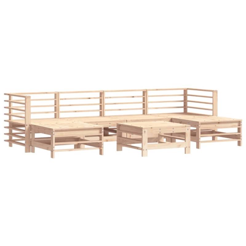 vidaXL 7-Tlg Garten-Lounge-Set Massivholz Kiefer 3186396 vidaXL 7-Tlg Garten-Lounge-Set Massivholz Kiefer 3186396 von VIDAXL