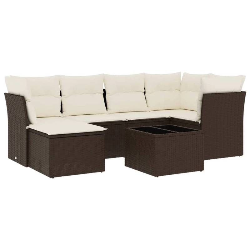 vidaXL 7-Tlg Garten-Sofagarnitur mit Kissen Braun Poly Rattan 3217963 vidaXL 7-Tlg Garten-Sofagarnitur mit Kissen Braun Poly Rattan 3217963 von VIDAXL