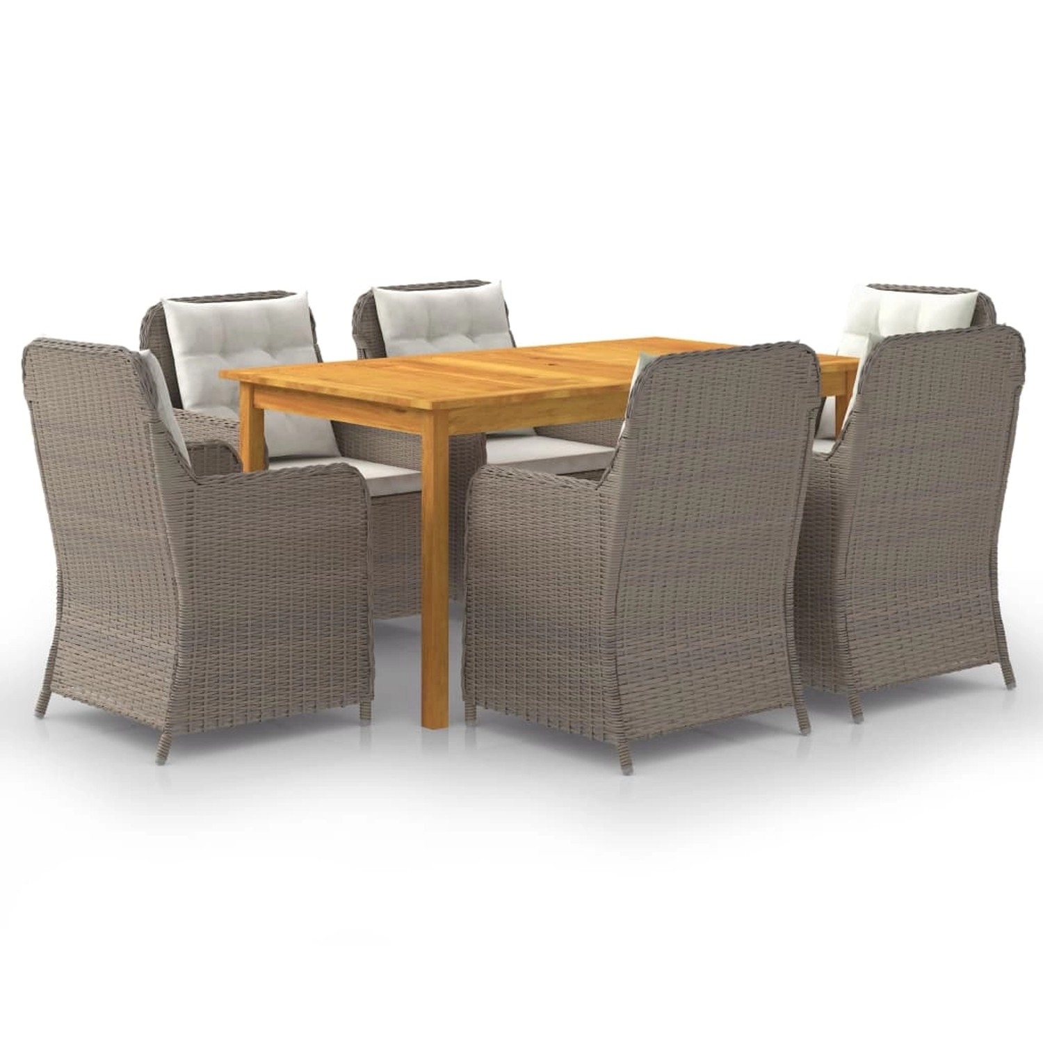 vidaXL 7-tlg Garten-Essgruppe Braun Modell 4 vidaXL 7-tlg Garten-Essgruppe Braun Modell 4 von VIDAXL