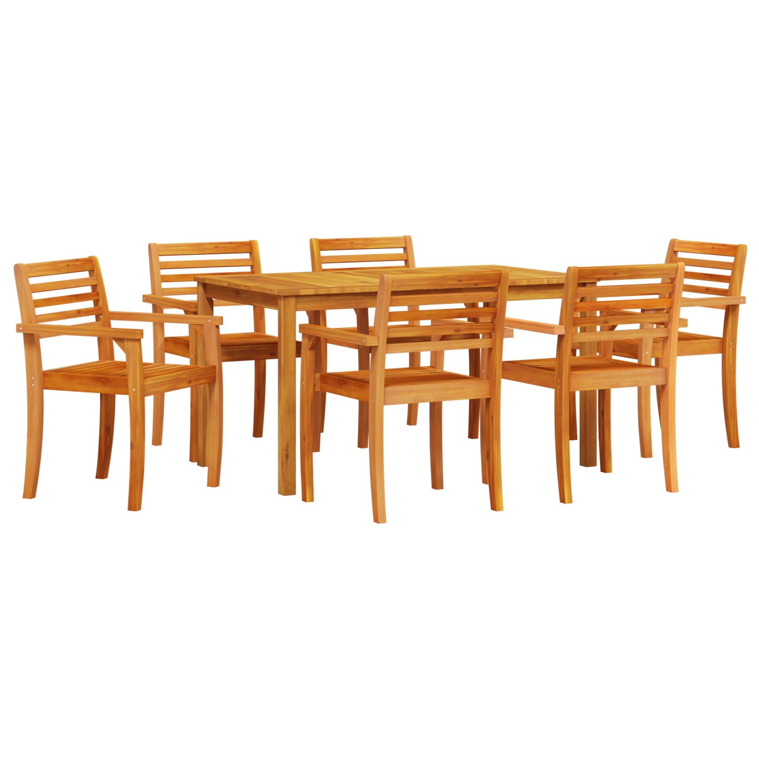 vidaXL 7-tlg Garten-Essgruppe Massivholz Akazie 3375664 vidaXL 7-tlg Garten-Essgruppe Massivholz Akazie 3375664 von VIDAXL