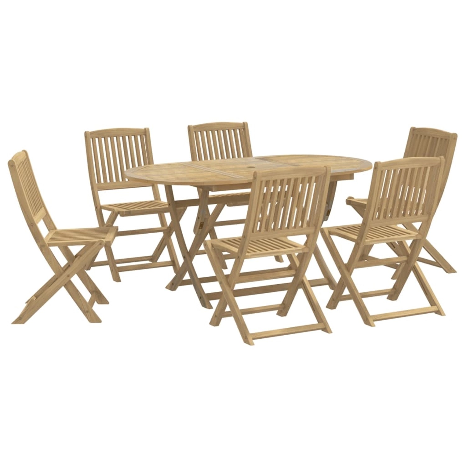 vidaXL 7-tlg Garten-Essgruppe Massivholz Akazie Modell 40 vidaXL 7-tlg Garten-Essgruppe Massivholz Akazie Modell 40 von VIDAXL