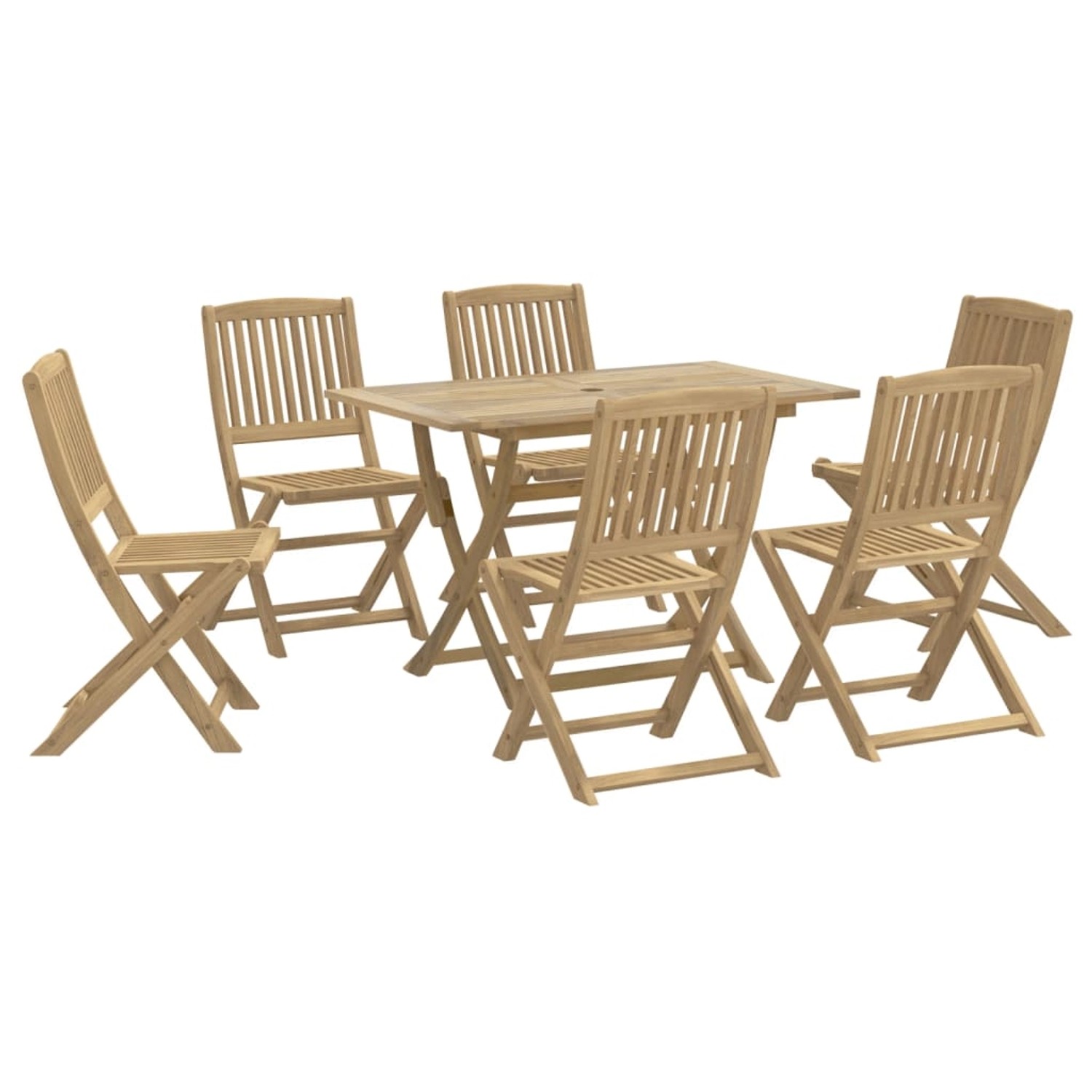 vidaXL 7-tlg Garten-Essgruppe Massivholz Akazie Modell 41 vidaXL 7-tlg Garten-Essgruppe Massivholz Akazie Modell 41 von VIDAXL