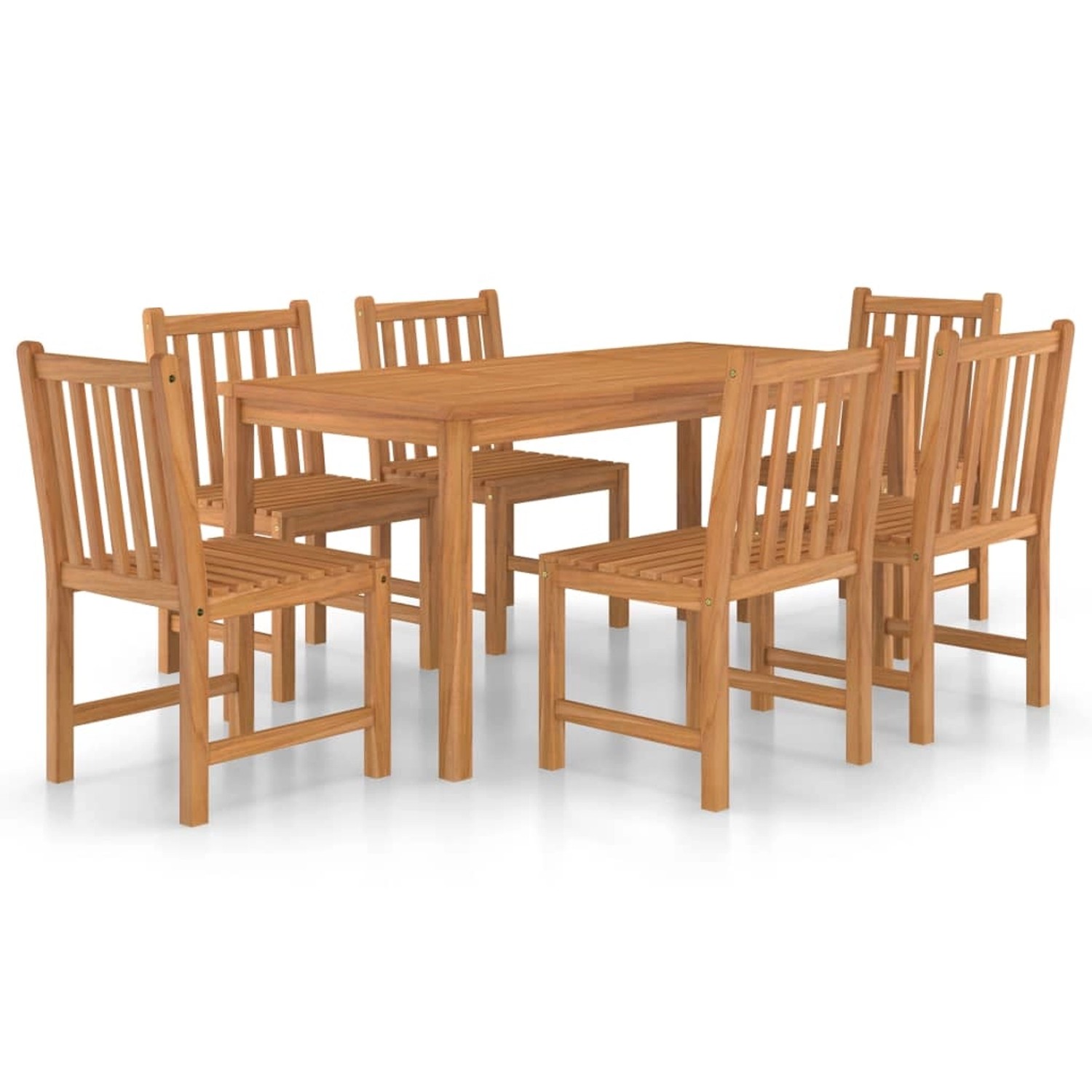 vidaXL 7-tlg Garten-Essgruppe Massivholz Teak Modell 48 vidaXL 7-tlg Garten-Essgruppe Massivholz Teak Modell 48 von VIDAXL