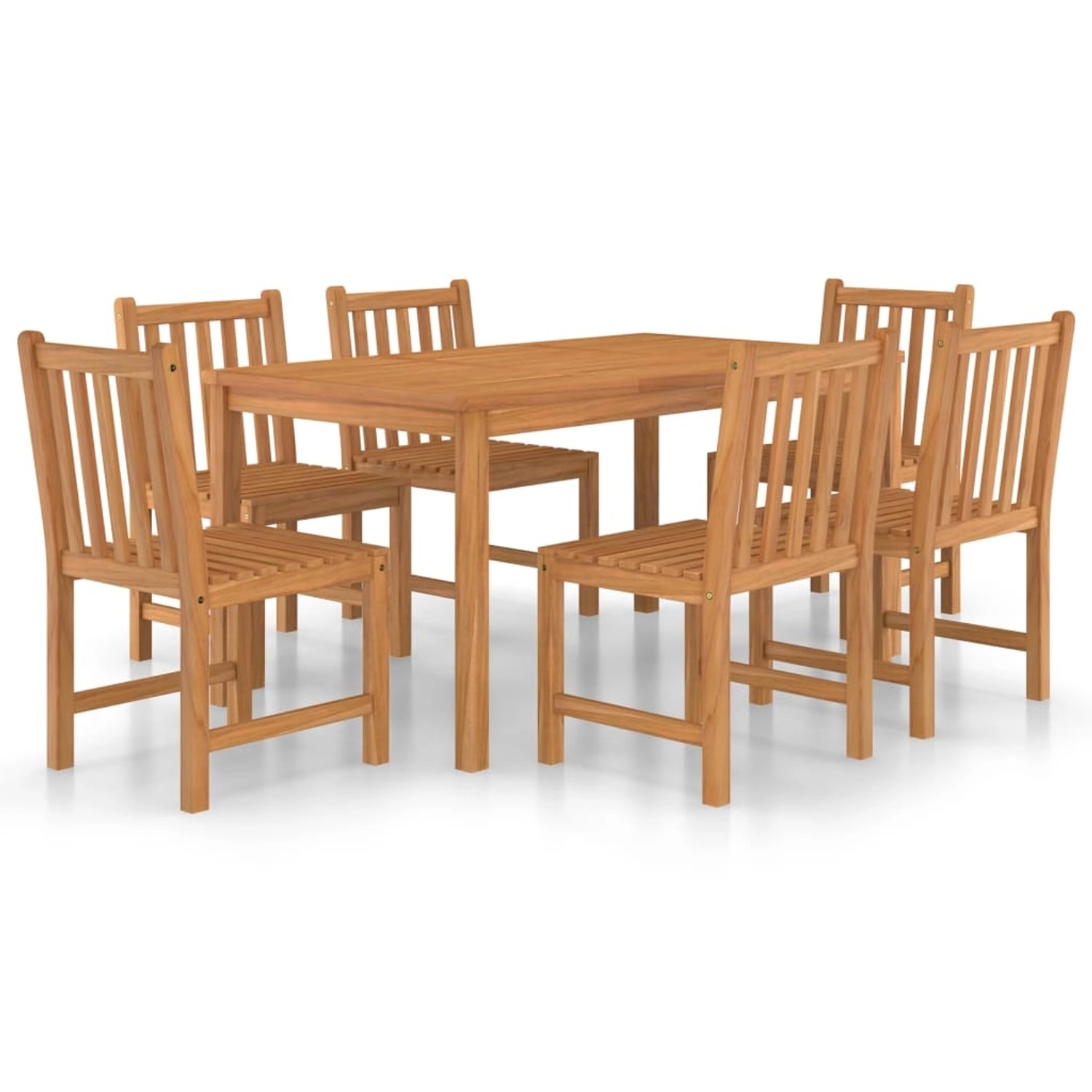 vidaXL 7-tlg Garten-Essgruppe Massivholz Teak Modell 49 vidaXL 7-tlg Garten-Essgruppe Massivholz Teak Modell 49 von VIDAXL