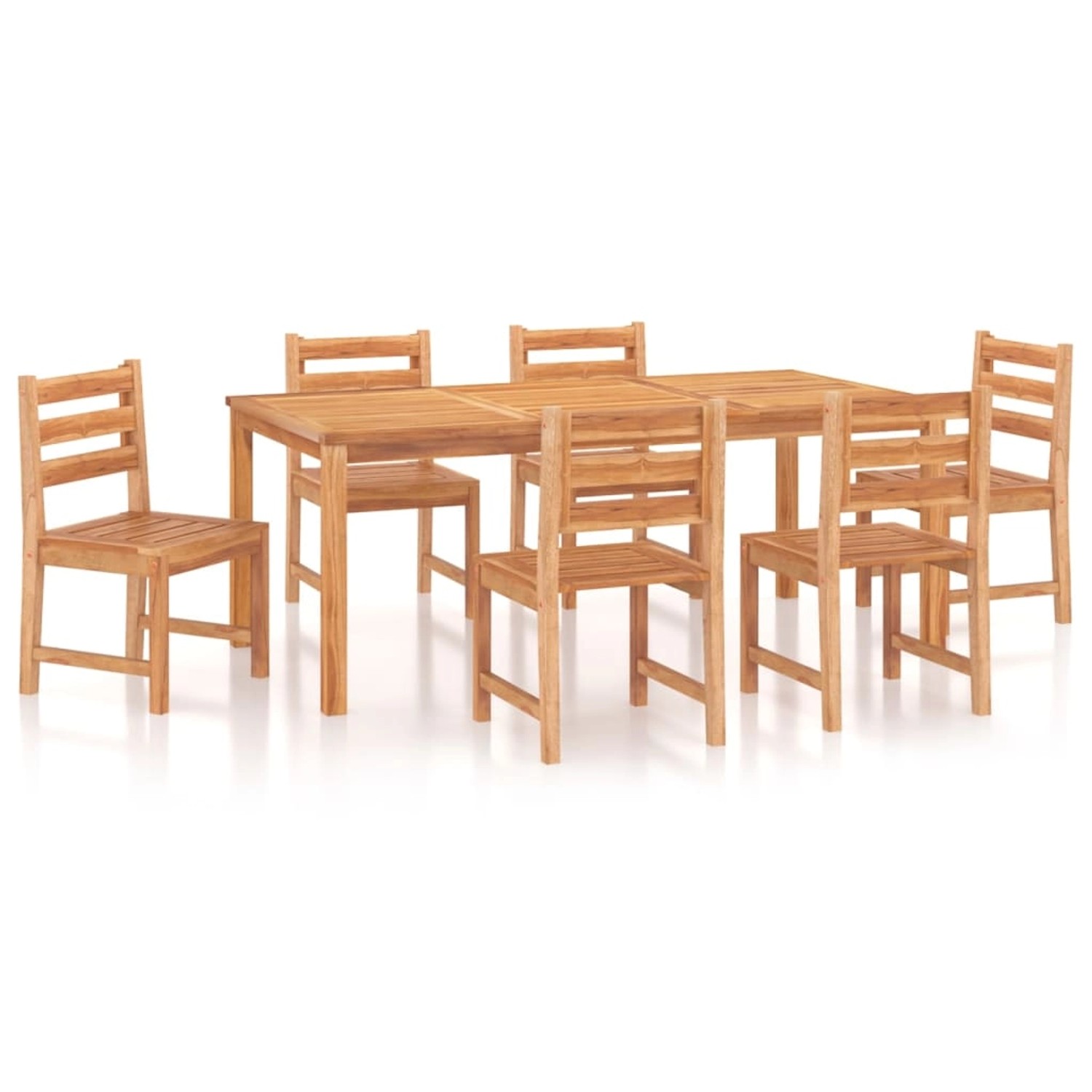 vidaXL 7-tlg Garten-Essgruppe Massivholz Teak Modell 53 vidaXL 7-tlg Garten-Essgruppe Massivholz Teak Modell 53 von VIDAXL