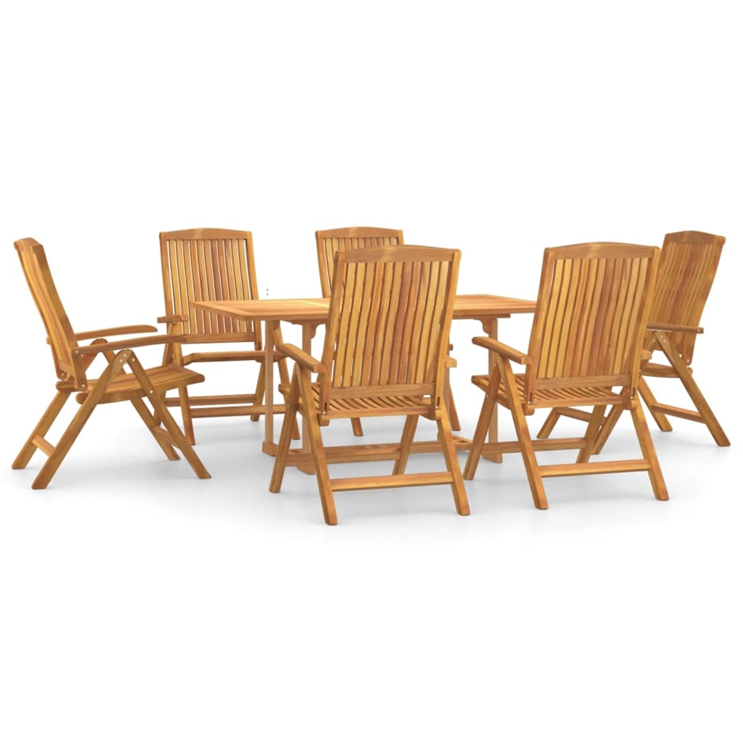 vidaXL 7-tlg Garten-Essgruppe Massivholz Teak Modell 89 vidaXL 7-tlg Garten-Essgruppe Massivholz Teak Modell 89 von VIDAXL