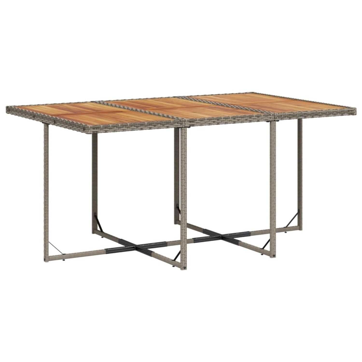 vidaXL 7-tlg Garten-Essgruppe mit Kissen Grau Poly Rattan Modell 96 vidaXL 7-tlg Garten-Essgruppe mit Kissen Grau Poly Rattan Modell 96 von VIDAXL