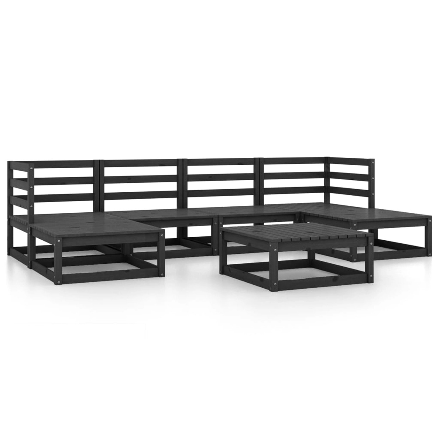 vidaXL 7-tlg Garten-Lounge-Set Massivholz Kiefer Modell 19 vidaXL 7-tlg Garten-Lounge-Set Massivholz Kiefer Modell 19 von VIDAXL