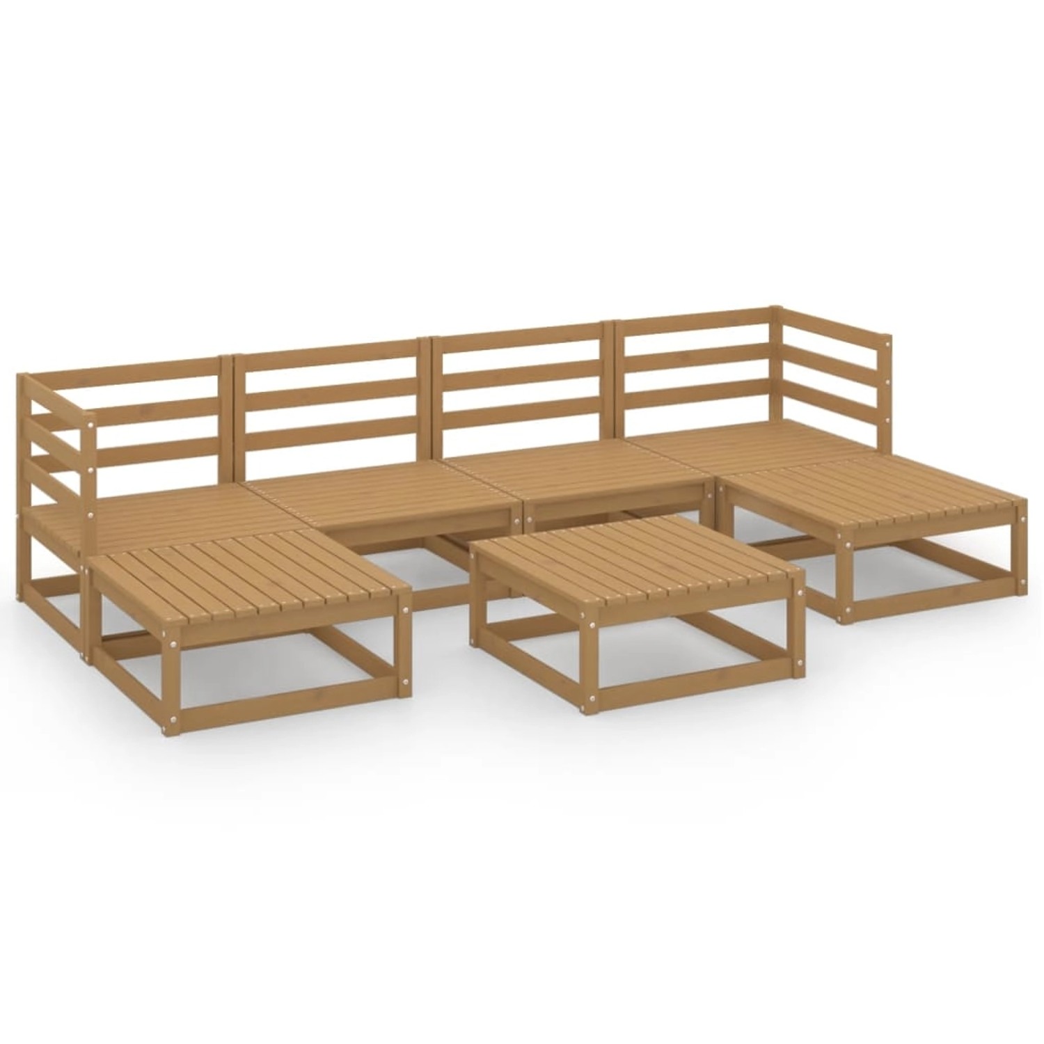 vidaXL 7-tlg Garten-Lounge-Set Massivholz Kiefer Modell 22 vidaXL 7-tlg Garten-Lounge-Set Massivholz Kiefer Modell 22 von VIDAXL