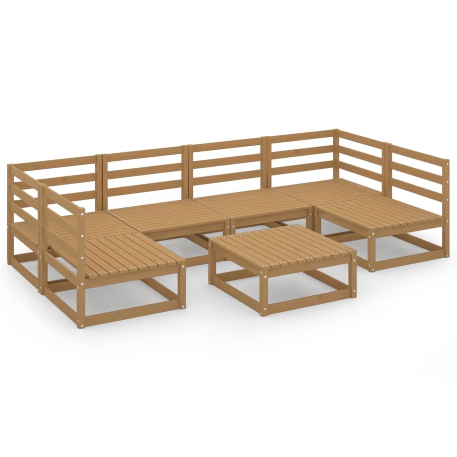 vidaXL 7-tlg Garten-Lounge-Set Massivholz Kiefer Modell 25 vidaXL 7-tlg Garten-Lounge-Set Massivholz Kiefer Modell 25 von VIDAXL
