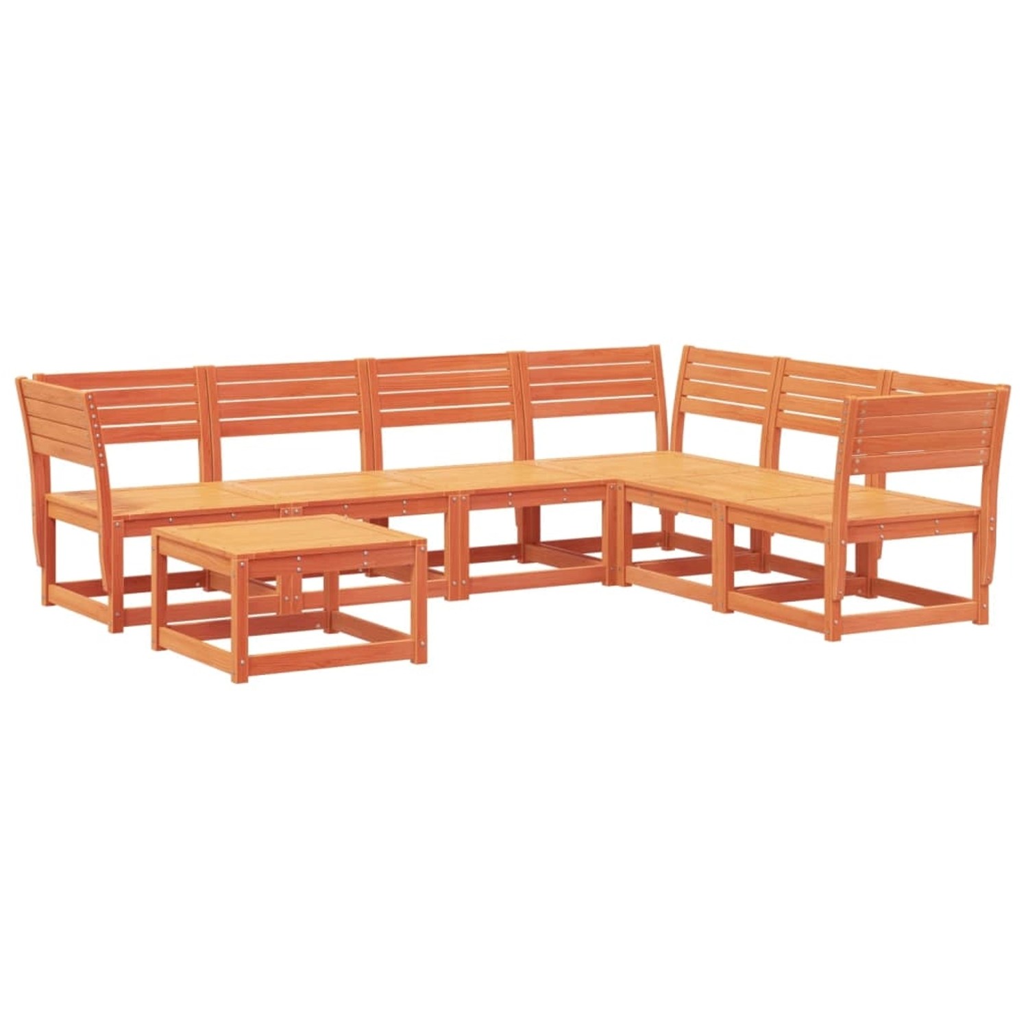 vidaXL 7-tlg Garten-Lounge-Set Wachsbraun Massivholz Kiefer vidaXL 7-tlg Garten-Lounge-Set Wachsbraun Massivholz Kiefer von VIDAXL