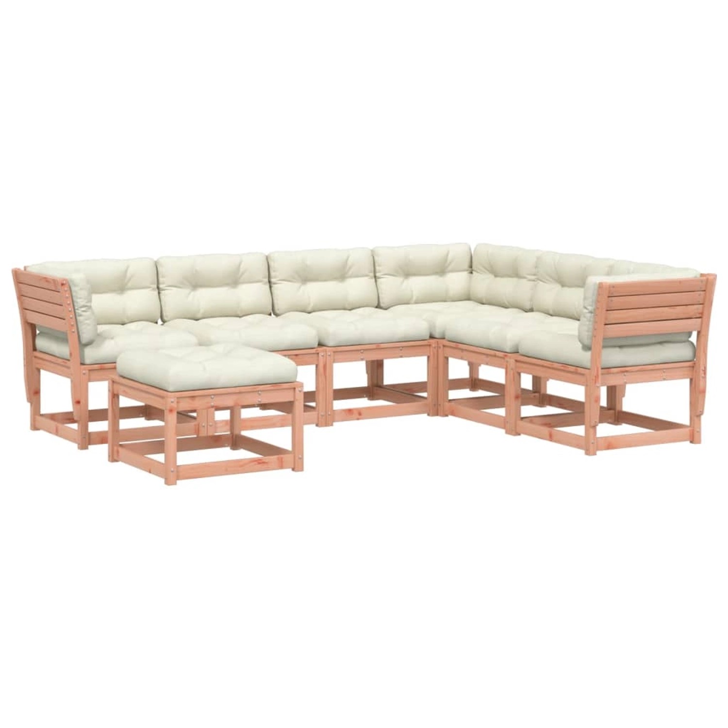 vidaXL 7-tlg Garten-Lounge-Set mit Kissen Massivholz Douglasie Modell 15 vidaXL 7-tlg Garten-Lounge-Set mit Kissen Massivholz Douglasie Modell 15 von VIDAXL