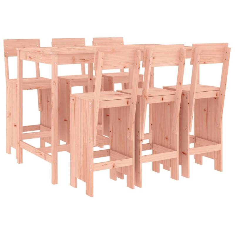 vidaXL 7-tlg Gartenbar-Set Massivholz Douglasie Modell 2 von VIDAXL