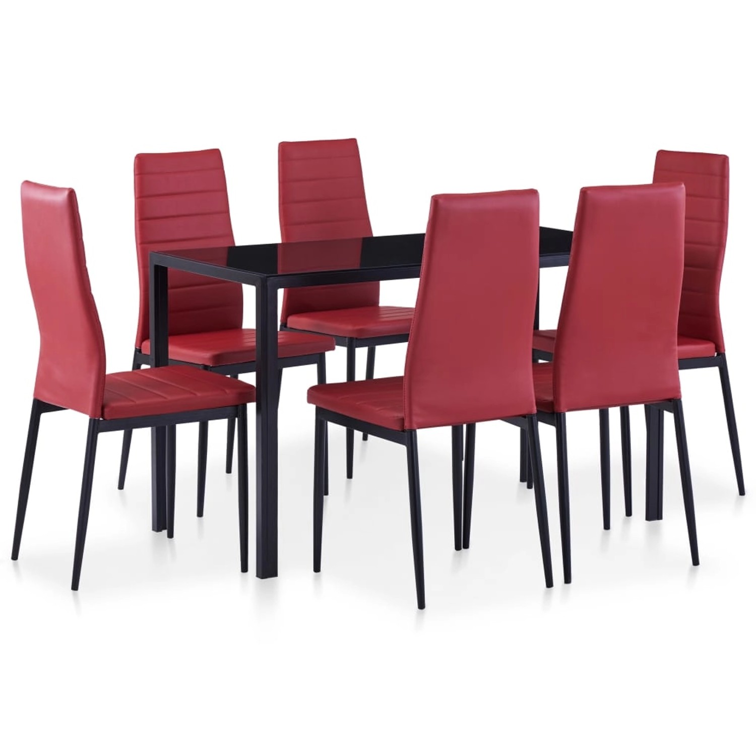 vidaXL 7-tlg. Essgruppe Weißrot Modell 1 vidaXL 7-tlg. Essgruppe Weißrot Modell 1 von VIDAXL