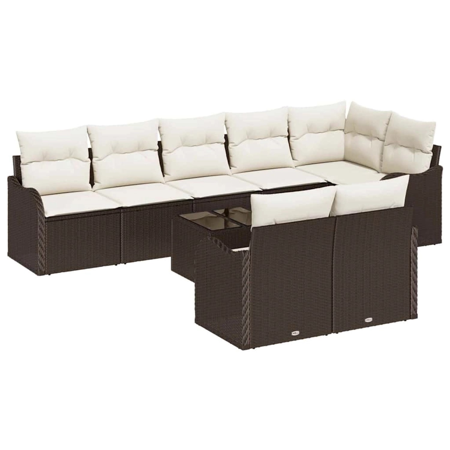 vidaXL 8-Teilige Garten-Sofagarnitur mit Kissen in Grau aus Poly Rattan 3354427 vidaXL 8-Teilige Garten-Sofagarnitur mit Kissen in Grau aus Poly Rattan 3354427 von VIDAXL