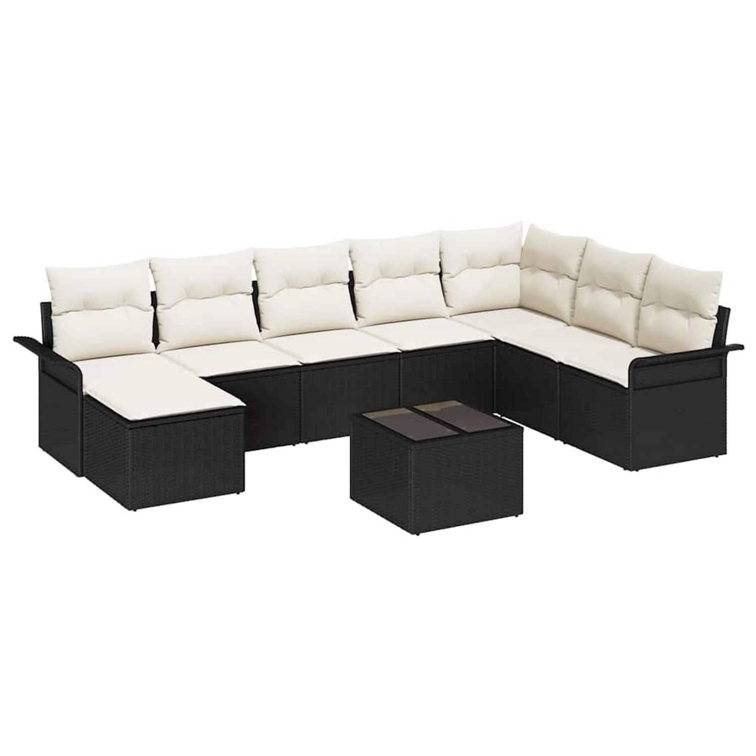vidaXL 8-Teiliges Garten-Sofa-Set mit Kissen in Braun aus Poly Rattan 3345487 vidaXL 8-Teiliges Garten-Sofa-Set mit Kissen in Braun aus Poly Rattan 3345487 von VIDAXL
