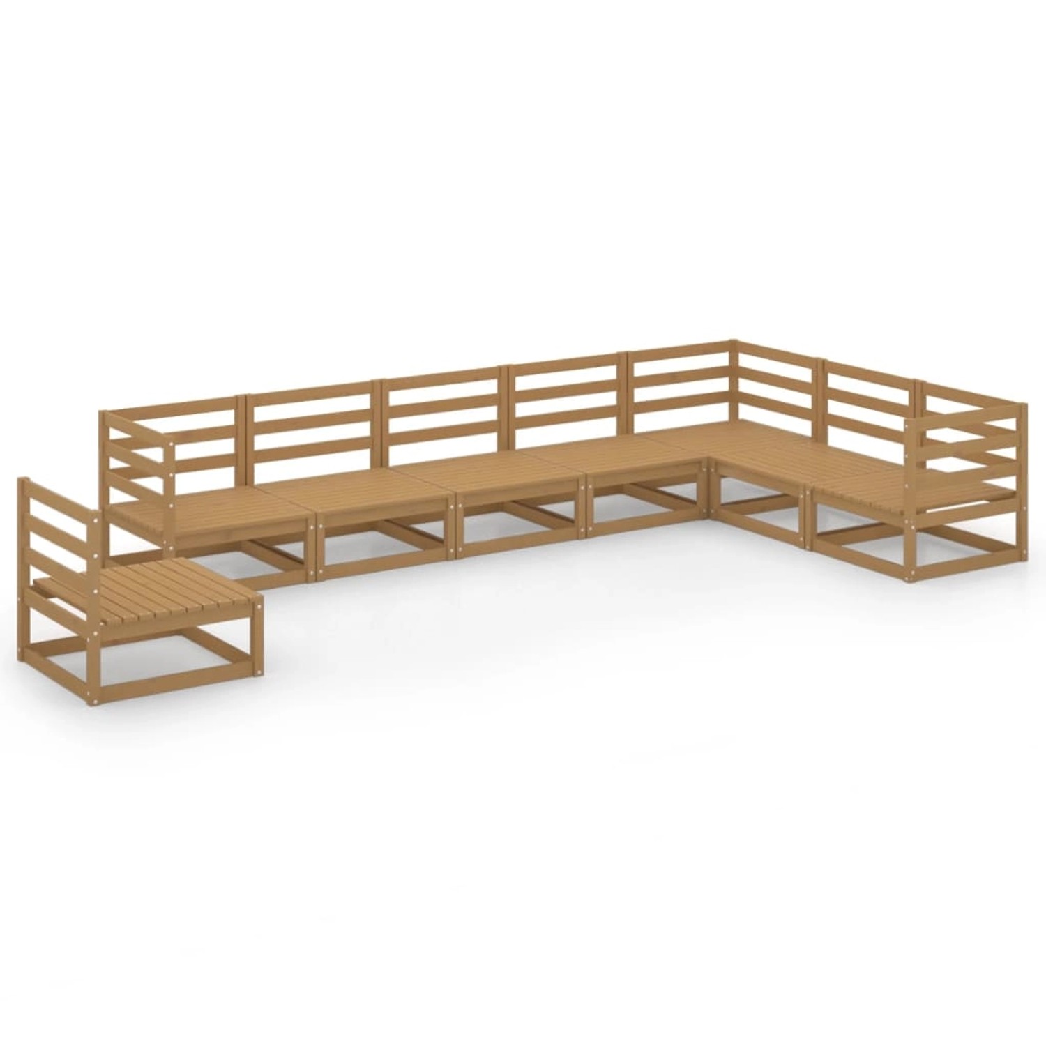 vidaXL 8-tlg Garten-Lounge-Set Honigbraun Massivholz Kiefer Modell 19 vidaXL 8-tlg Garten-Lounge-Set Honigbraun Massivholz Kiefer Modell 19 von VIDAXL