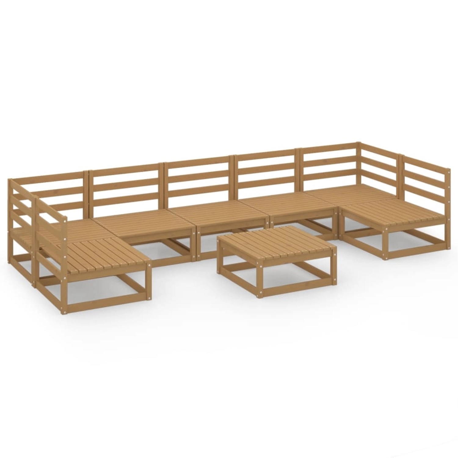 vidaXL 8-tlg Garten-Lounge-Set Massivholz Kiefer Modell 26 vidaXL 8-tlg Garten-Lounge-Set Massivholz Kiefer Modell 26 von VIDAXL