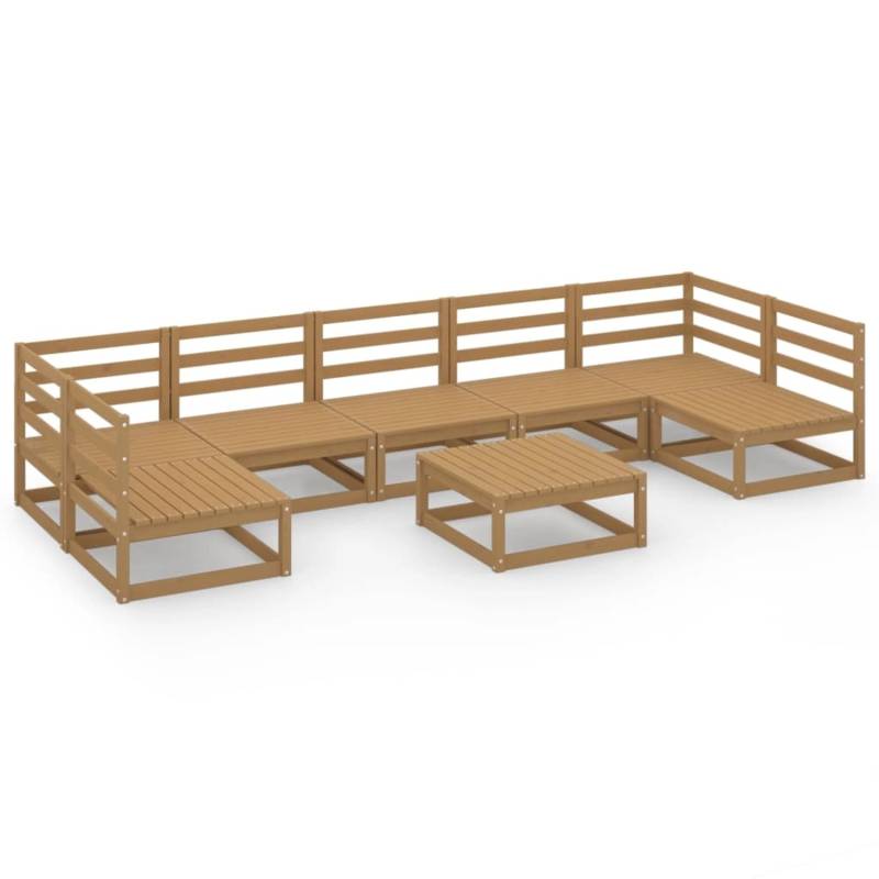 vidaXL 8-tlg Garten-Lounge-Set Massivholz Kiefer Modell 26 von VIDAXL