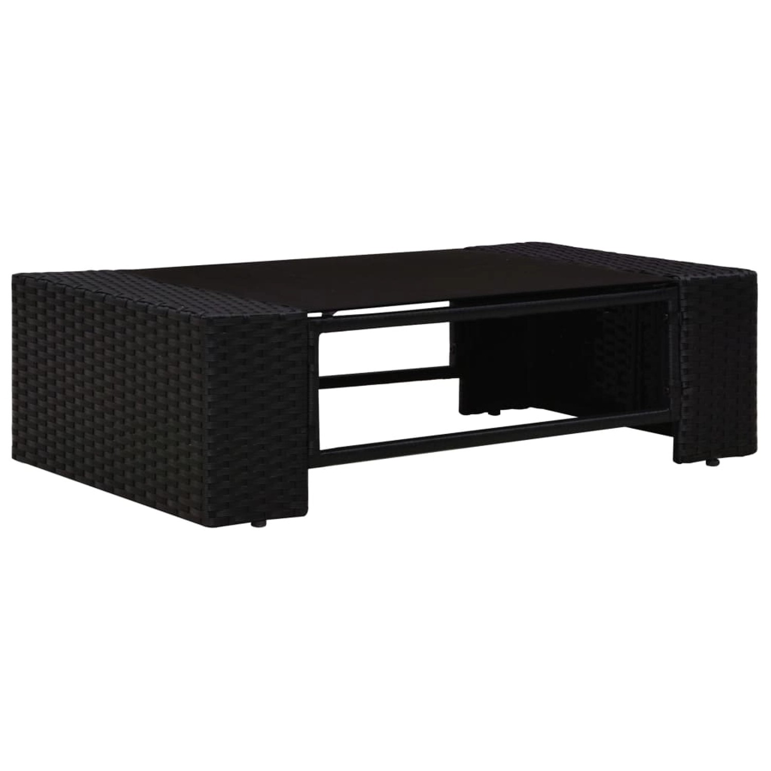 vidaXL 8-tlg Garten-Lounge-Set Poly Rattan Schwarz vidaXL 8-tlg Garten-Lounge-Set Poly Rattan Schwarz von VIDAXL