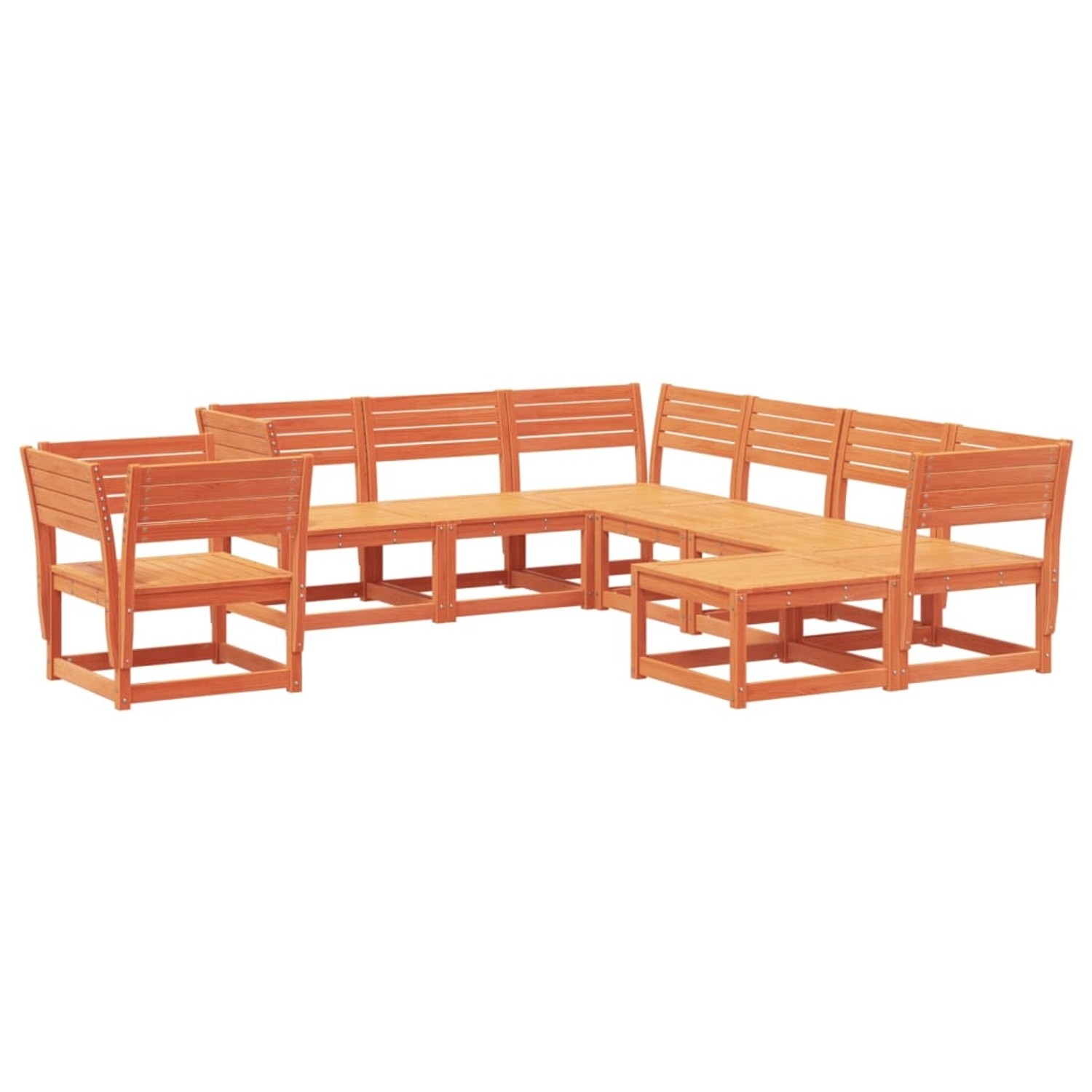 vidaXL 8-tlg Garten-Lounge-Set Wachsbraun Massivholz Kiefer vidaXL 8-tlg Garten-Lounge-Set Wachsbraun Massivholz Kiefer von VIDAXL