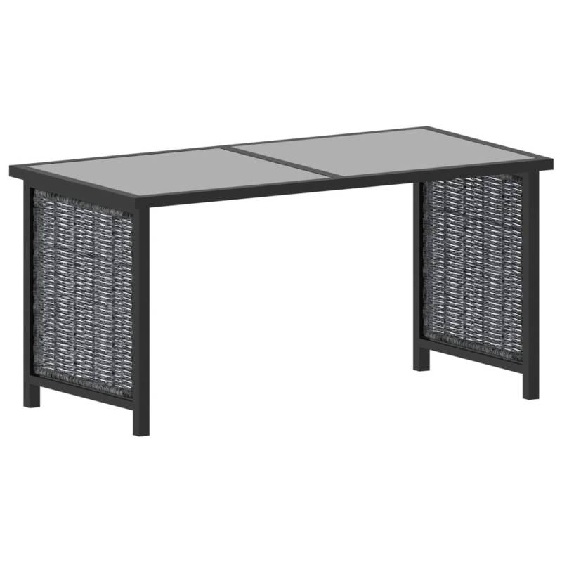 vidaXL 8-tlg Garten-Lounge-Set mit Auflagen Poly Rattan Anthrazit von VIDAXL