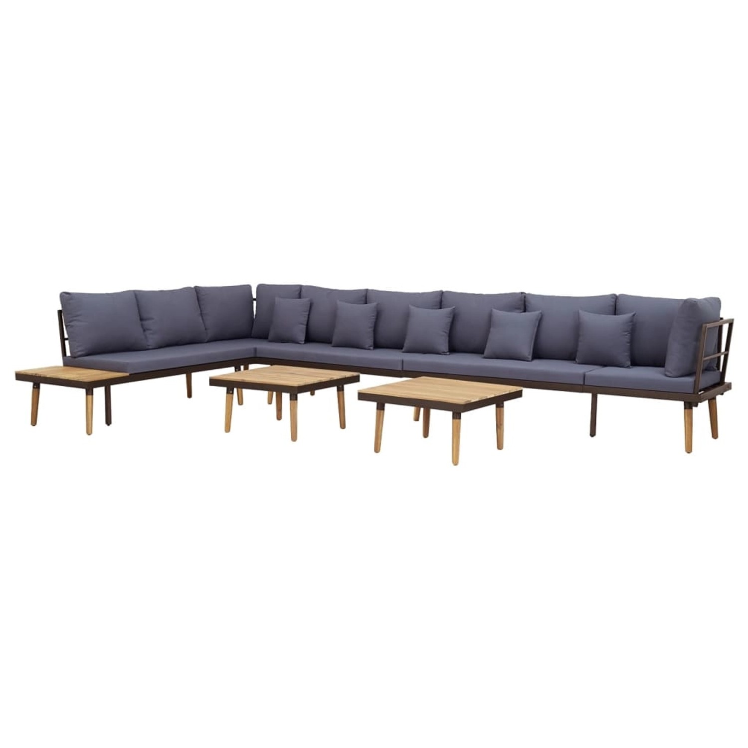 vidaXL 8-tlg Garten-Lounge-Set mit Kissen Massivholz Akazie Modell 4 vidaXL 8-tlg Garten-Lounge-Set mit Kissen Massivholz Akazie Modell 4 von VIDAXL