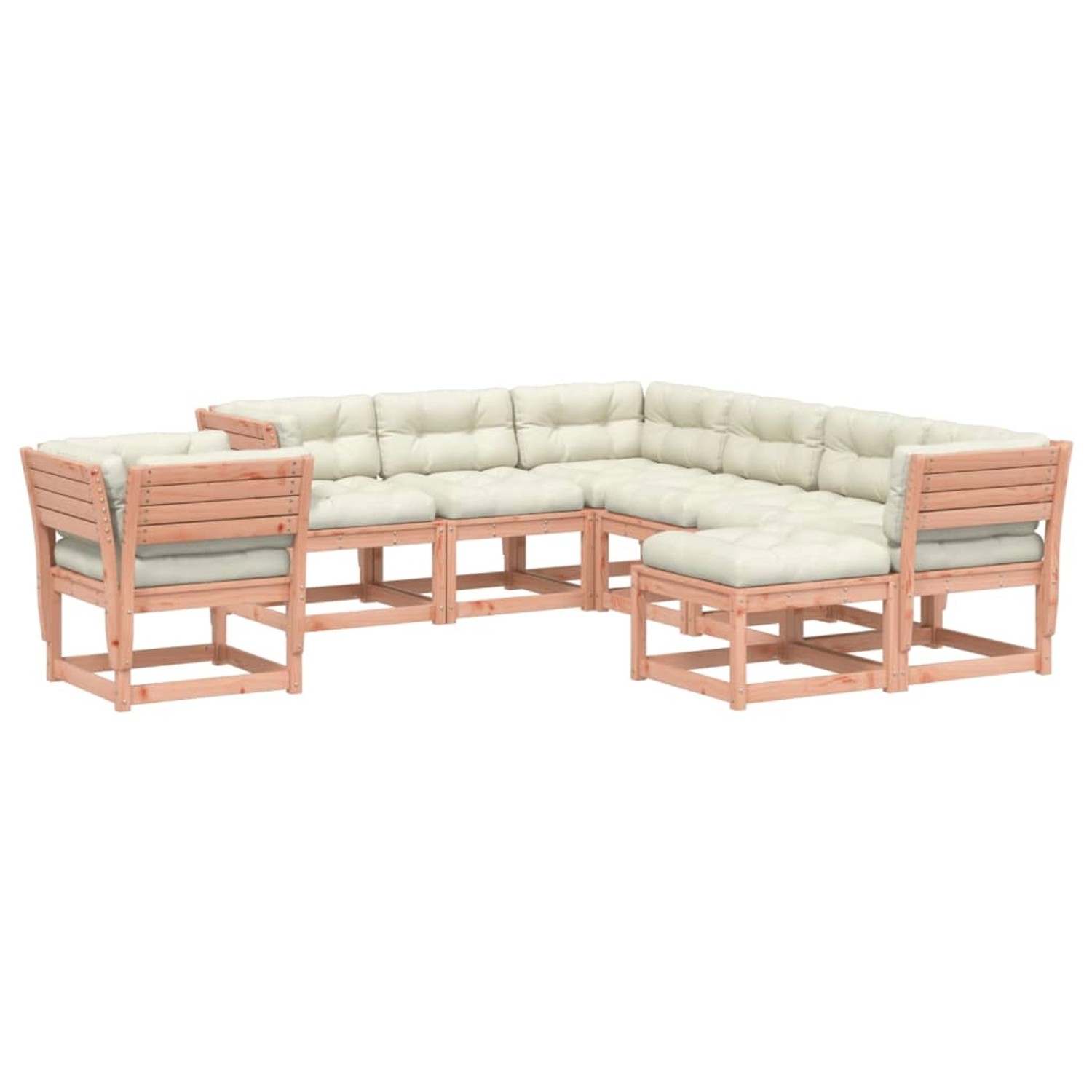 vidaXL 8-tlg Garten-Lounge-Set mit Kissen Massivholz Douglasie Modell 8 vidaXL 8-tlg Garten-Lounge-Set mit Kissen Massivholz Douglasie Modell 8 von VIDAXL