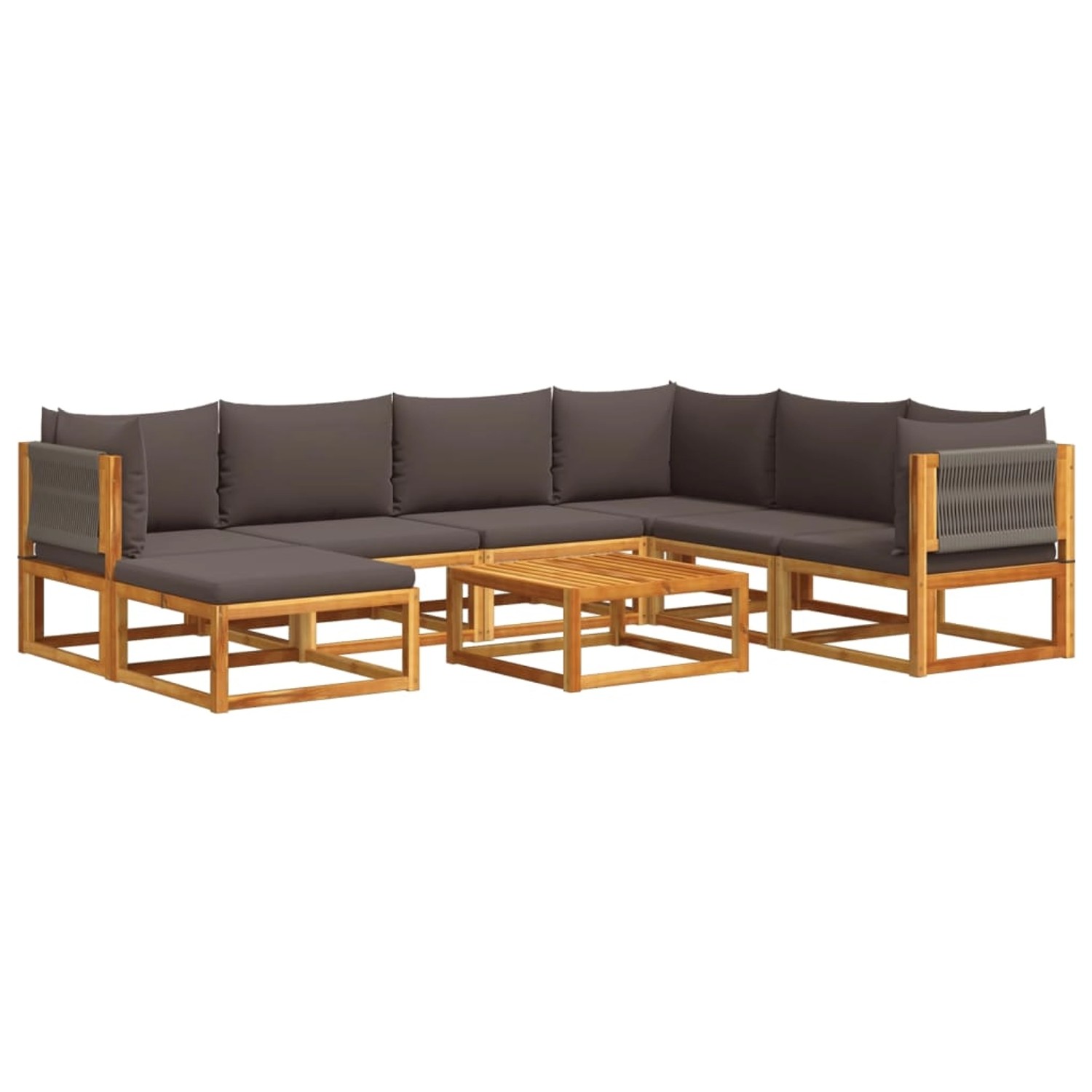 vidaXL 8-tlg. Garten-Sofagarnitur mit Kissen Massivholz Akazie vidaXL 8-tlg. Garten-Sofagarnitur mit Kissen Massivholz Akazie von VIDAXL
