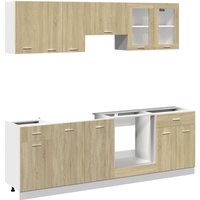 vidaXL 8-tlg. Küchenschrank-Set Sonoma-Eiche Holzwerkstoff vidaXL 8-tlg. Küchenschrank-Set Sonoma-Eiche Holzwerkstoff von VIDAXL