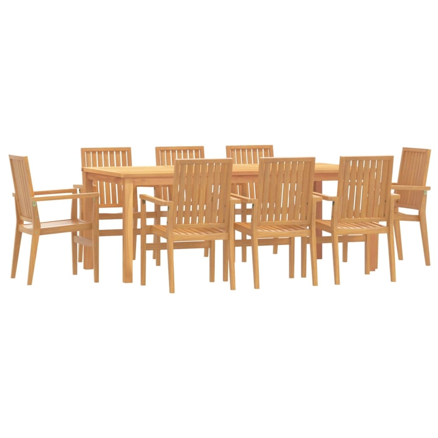 vidaXL 9-Tlg Garten-Essgruppe Massivholz Teak 3157922 vidaXL 9-Tlg Garten-Essgruppe Massivholz Teak 3157922 von VIDAXL
