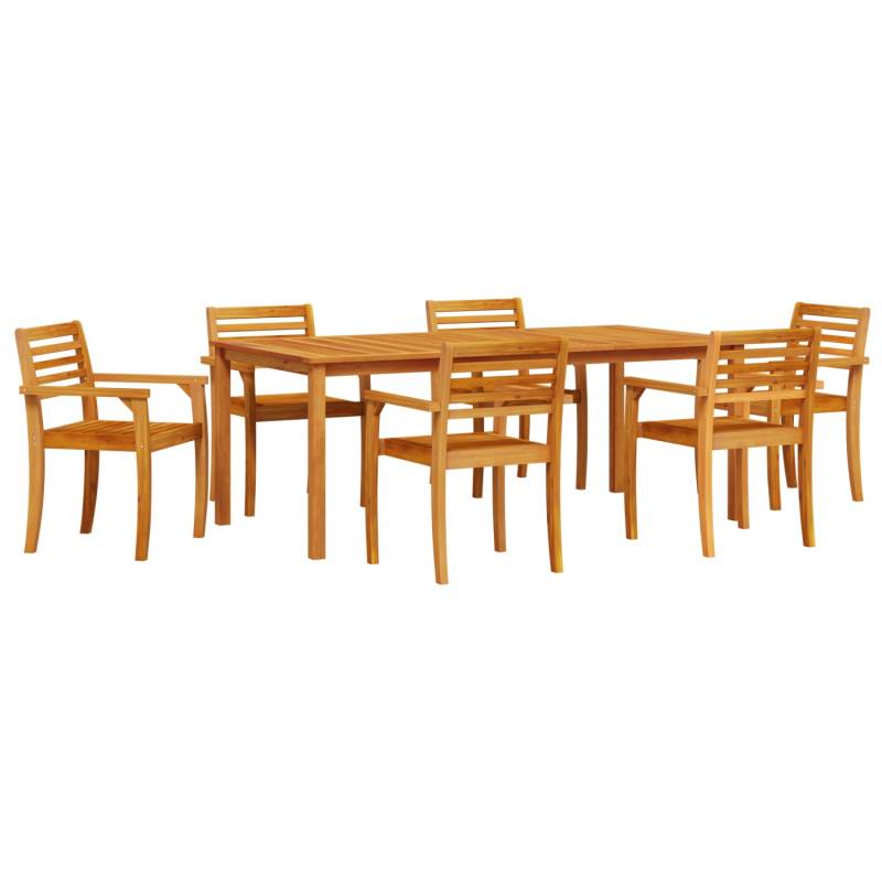 vidaXL 9-tlg Garten-Essgruppe Massivholz Akazie 3375668 von VIDAXL